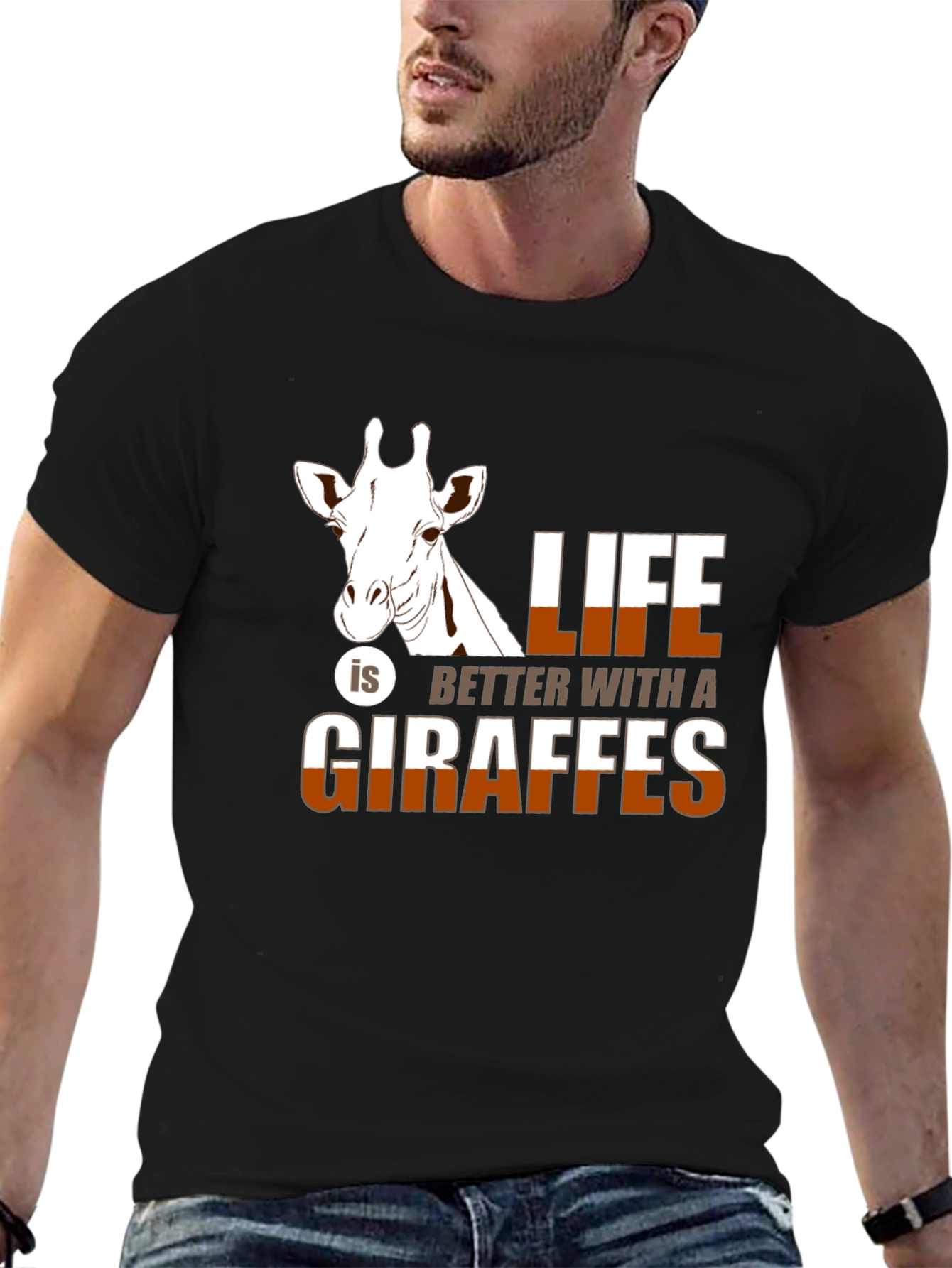 Giraffe Life T-Shirt - Better with Giraffes!