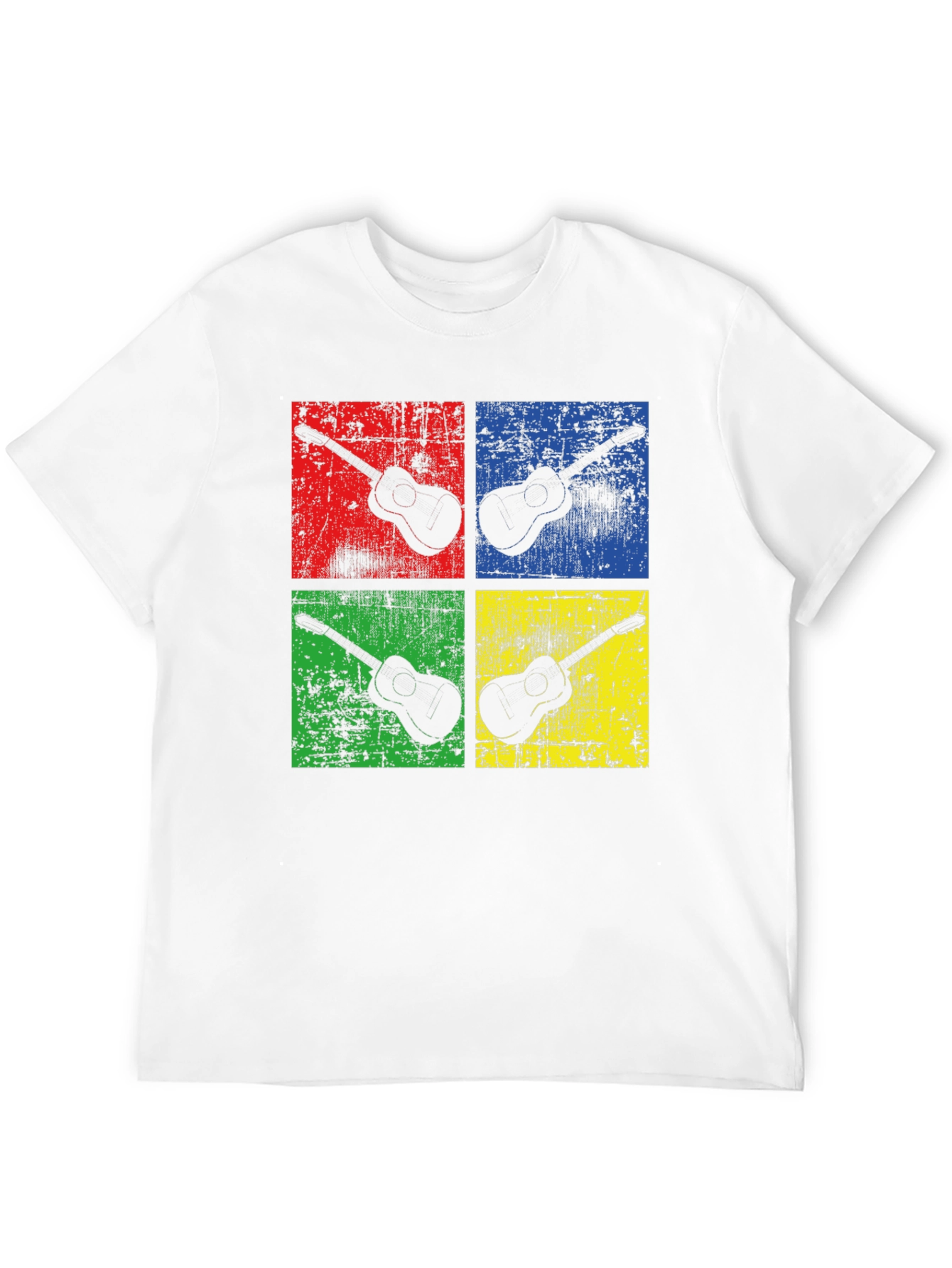 Retro Guitar Pop Art T-Shirt