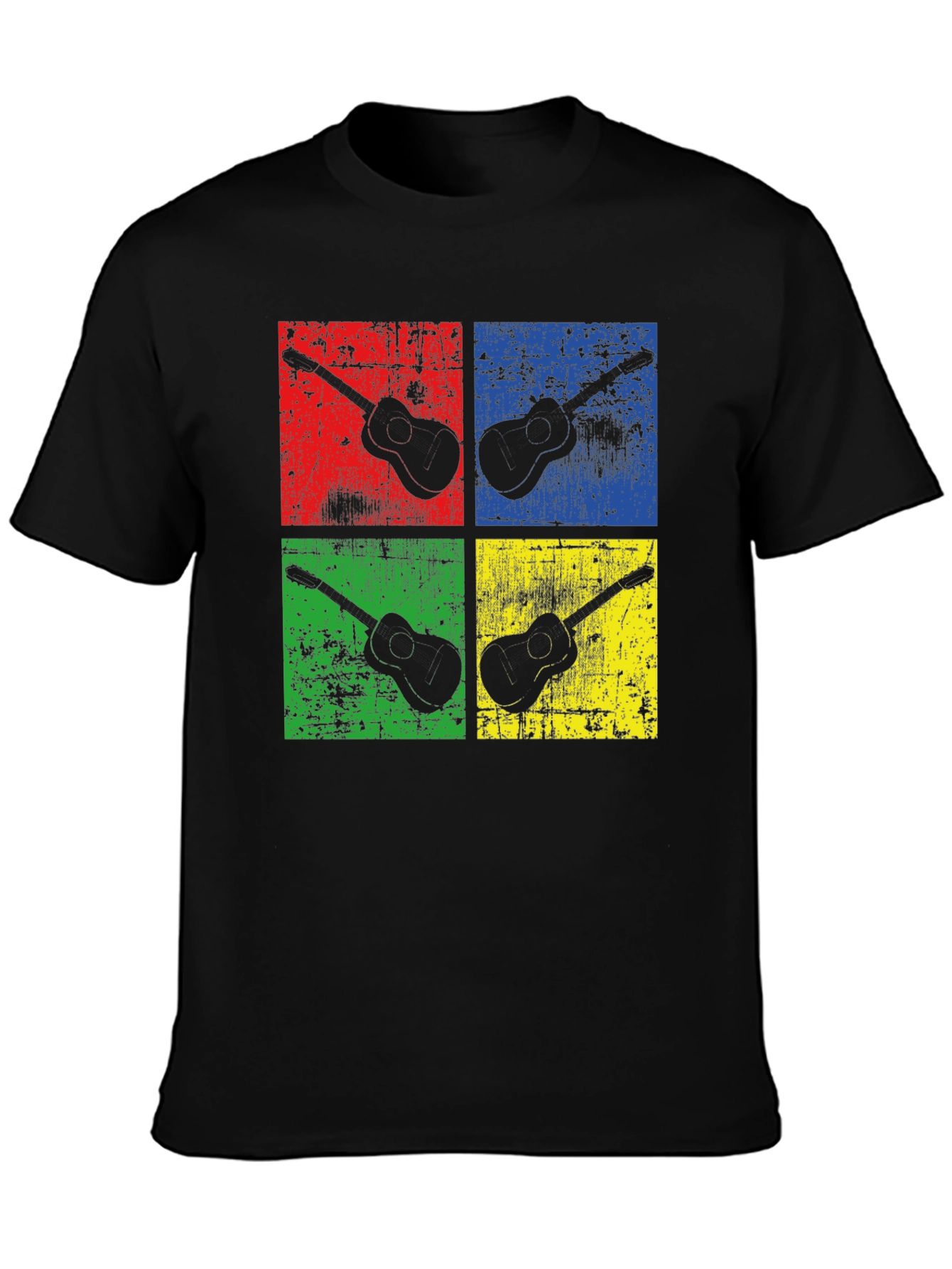 Retro Guitar Pop Art T-Shirt