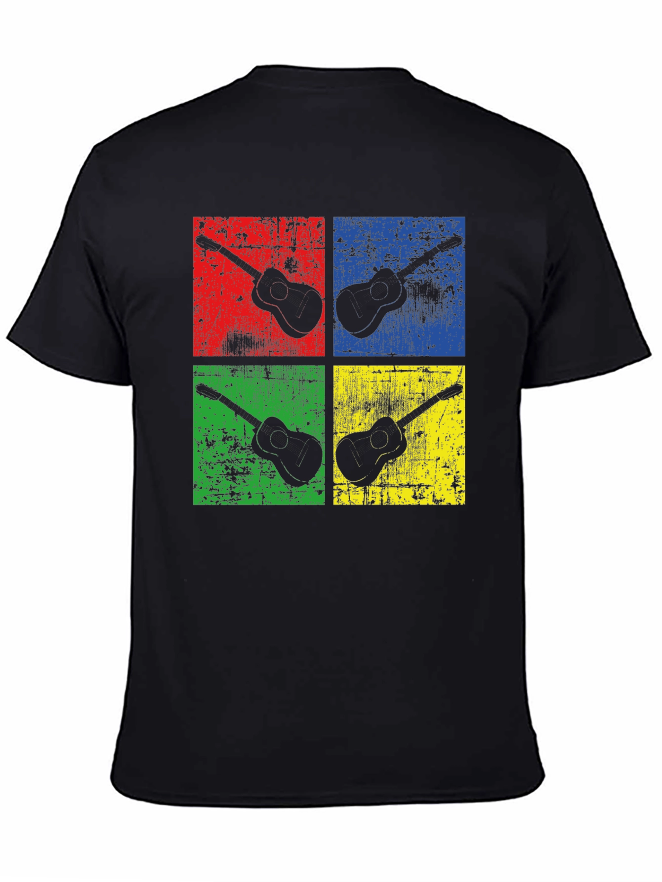 Retro Guitar Pop Art T-Shirt