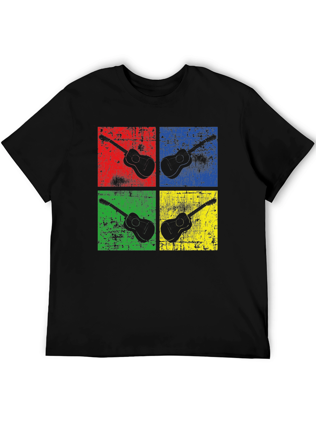 Retro Guitar Pop Art T-Shirt