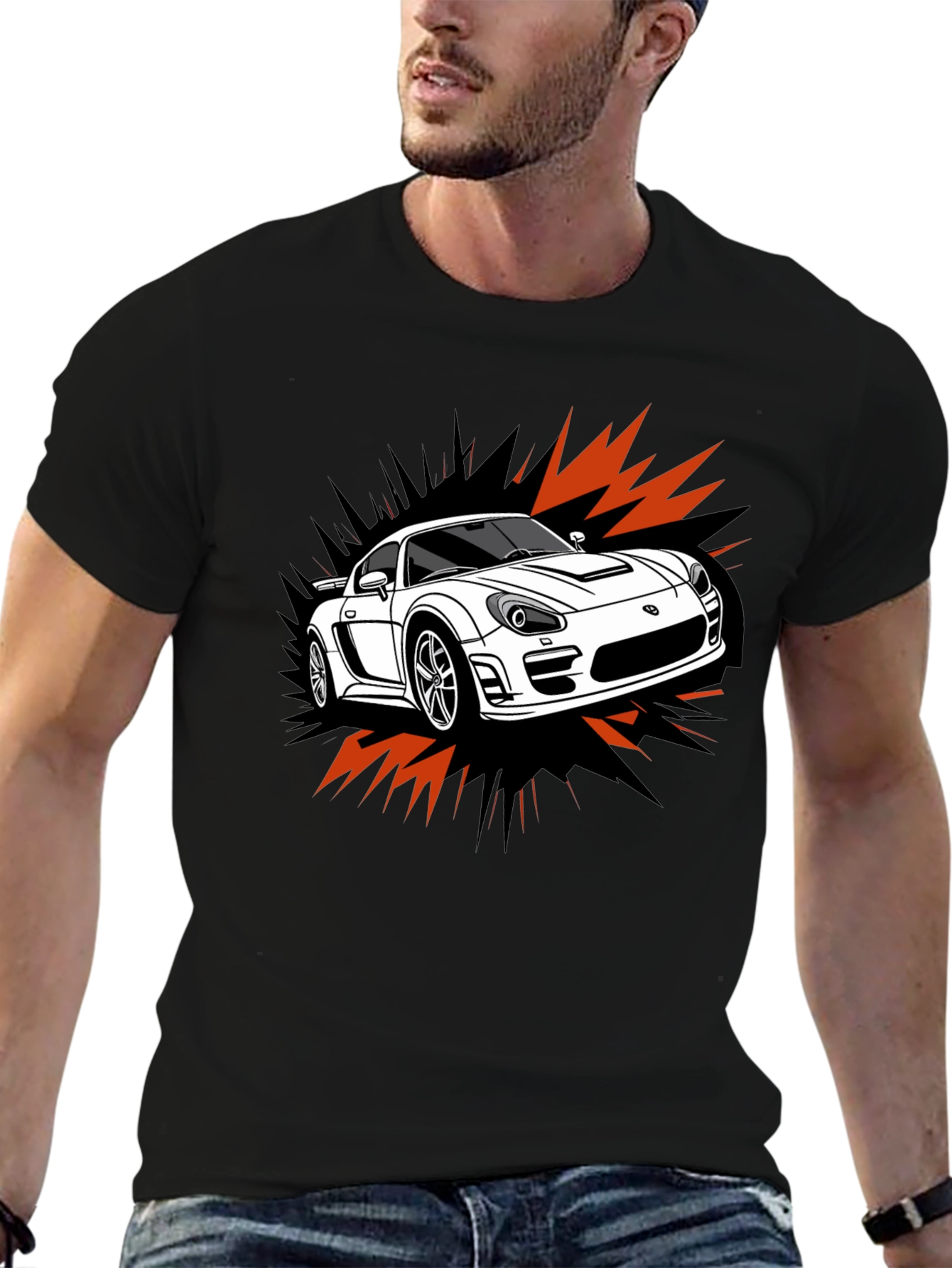 Cool Car Graphic T-Shirt