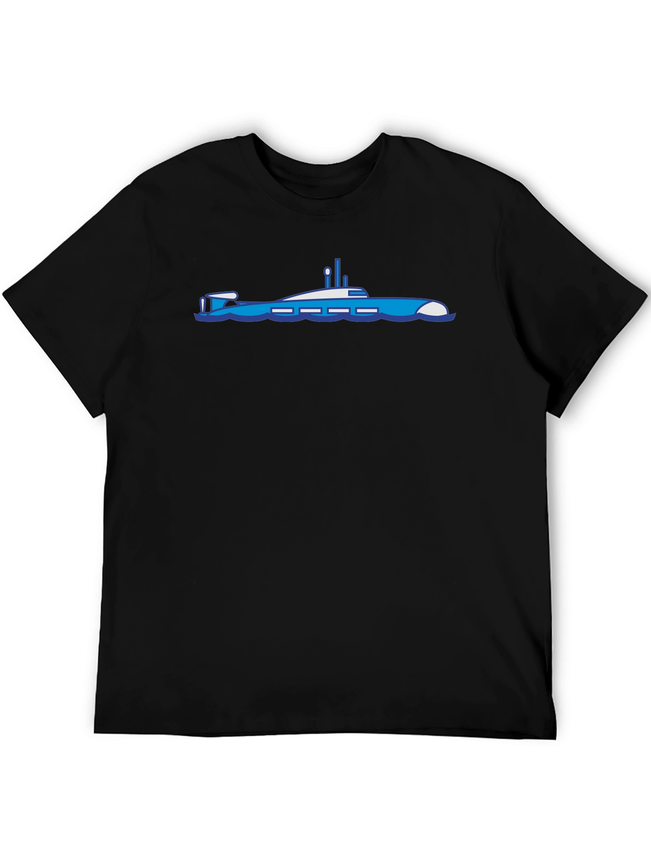 Submarine Graphic T-Shirt - Bold Black Cotton Tee