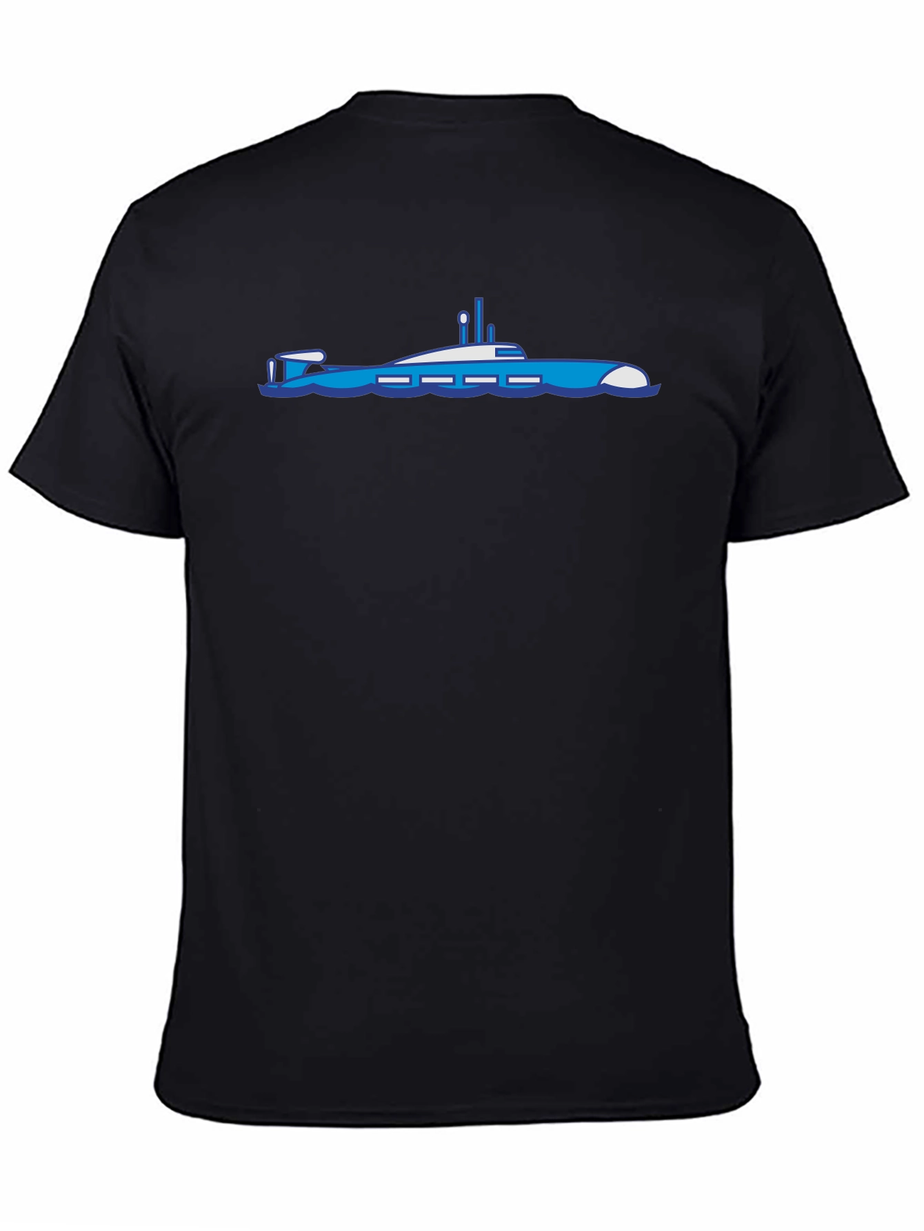Submarine Graphic T-Shirt - Bold Black Cotton Tee