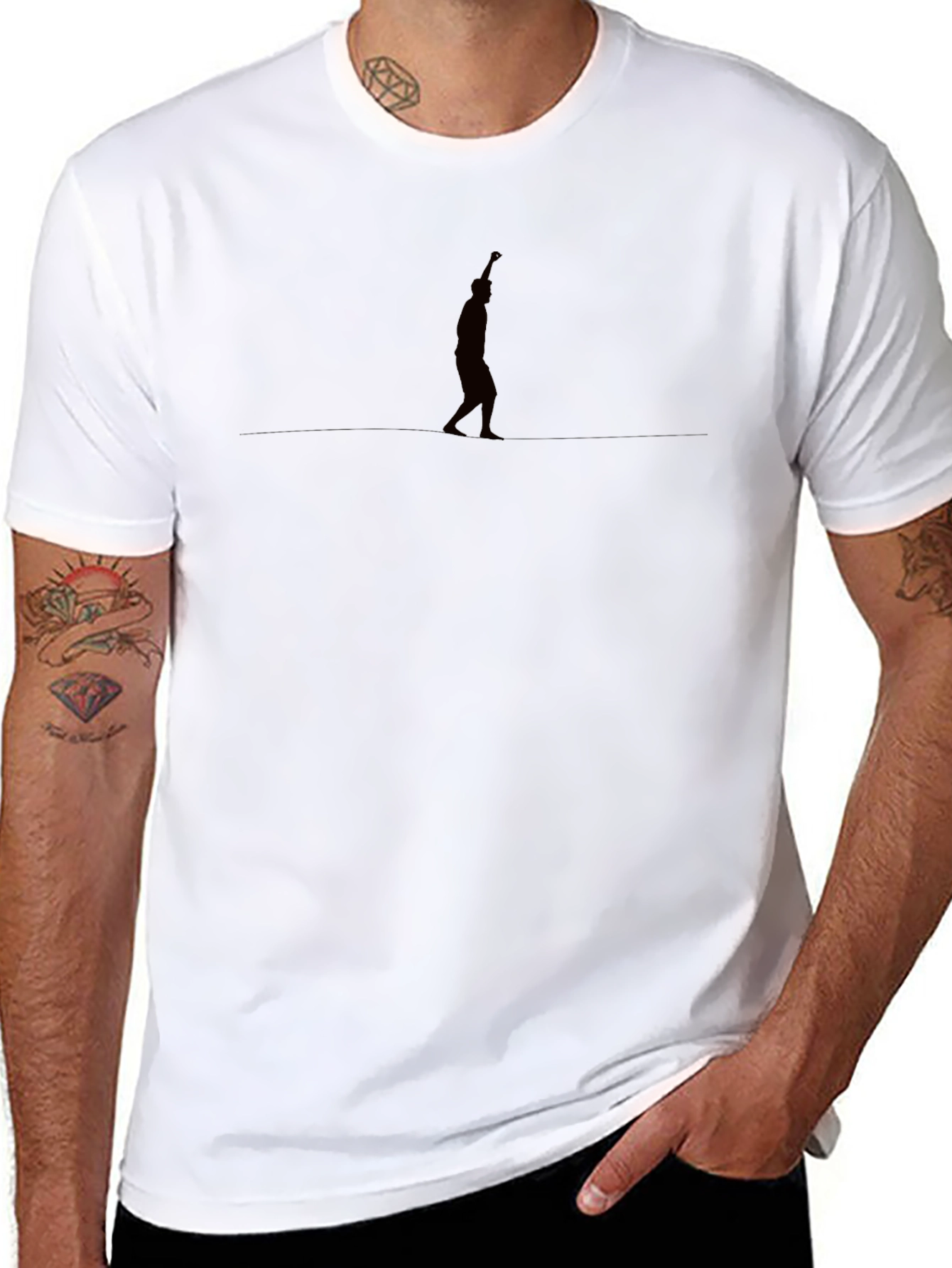 Slackline T-Shirt - Balancing Act Tee