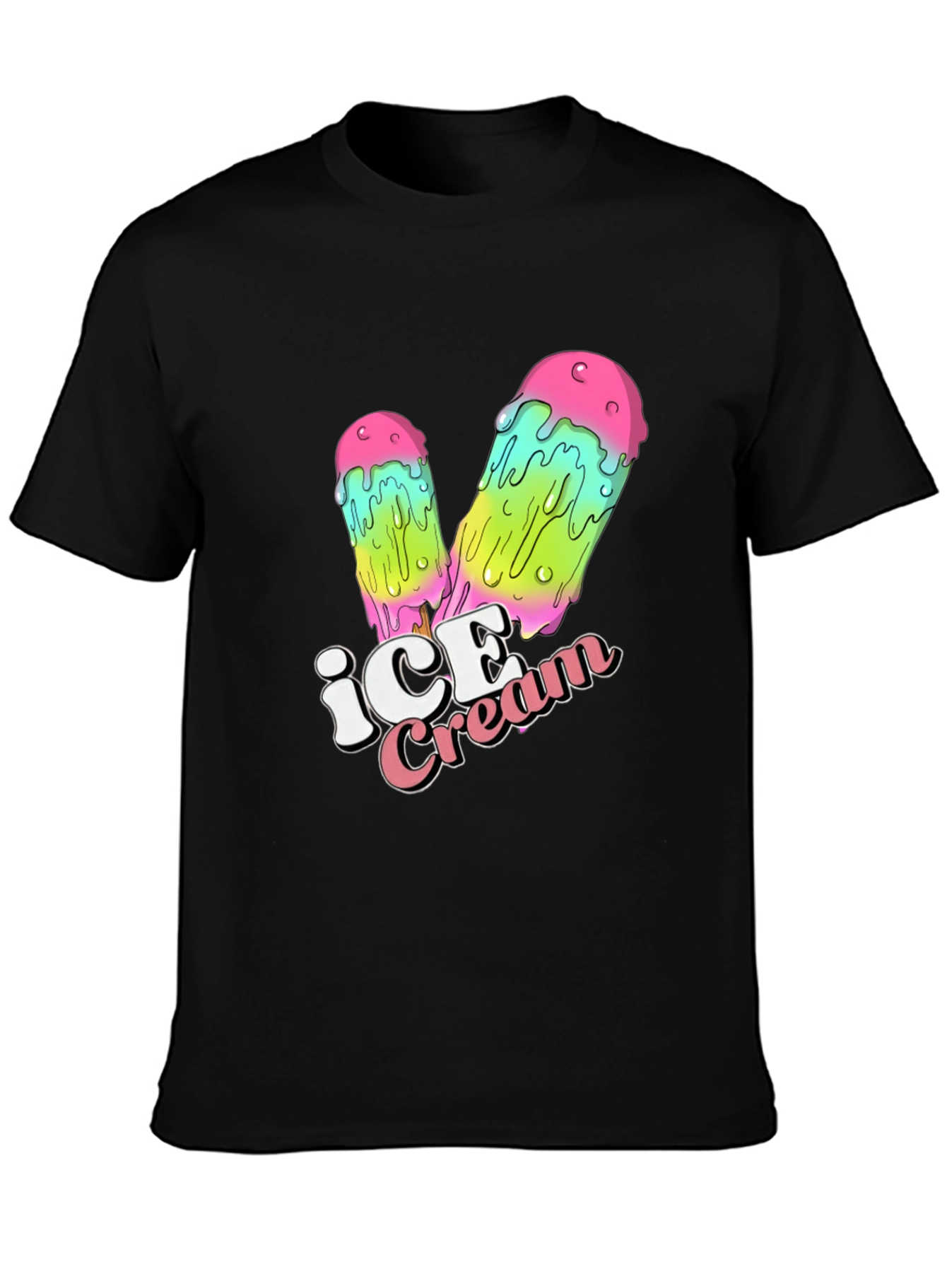 Ice Cream Graphic T-Shirt - Funky Design
