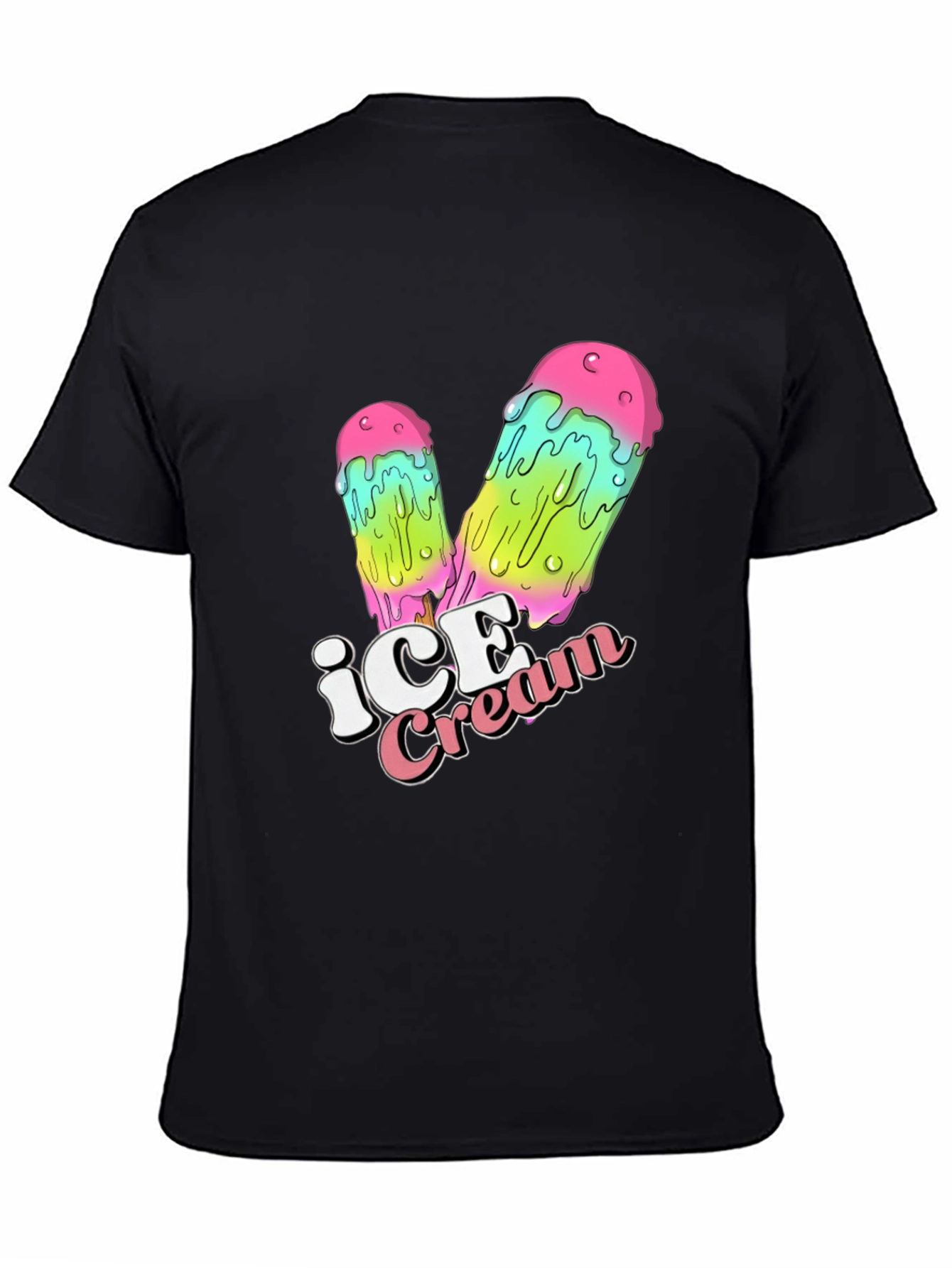 Ice Cream Graphic T-Shirt - Funky Design