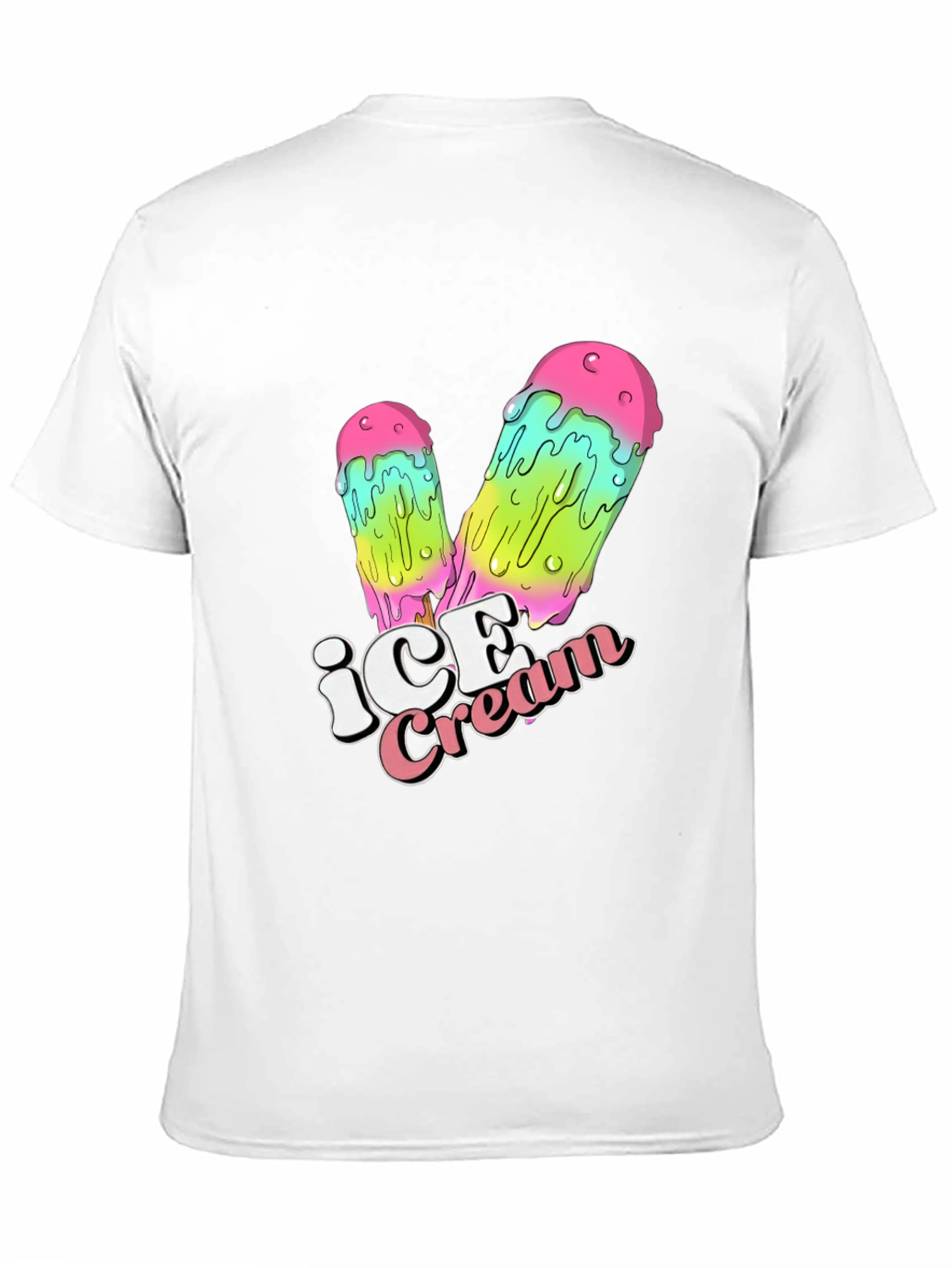 Ice Cream Graphic T-Shirt - Funky Design