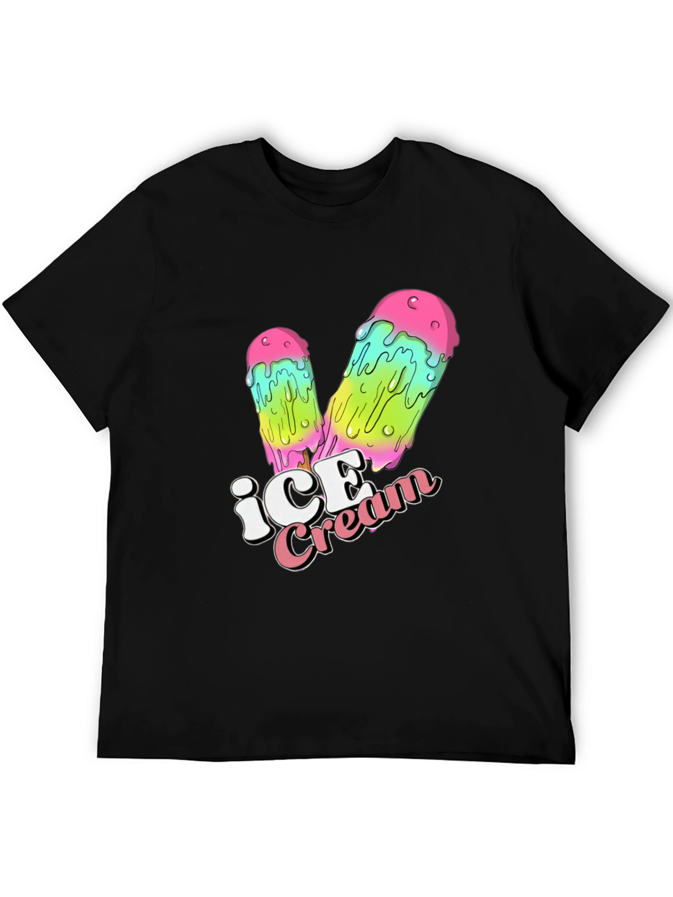 Ice Cream Graphic T-Shirt - Funky Design