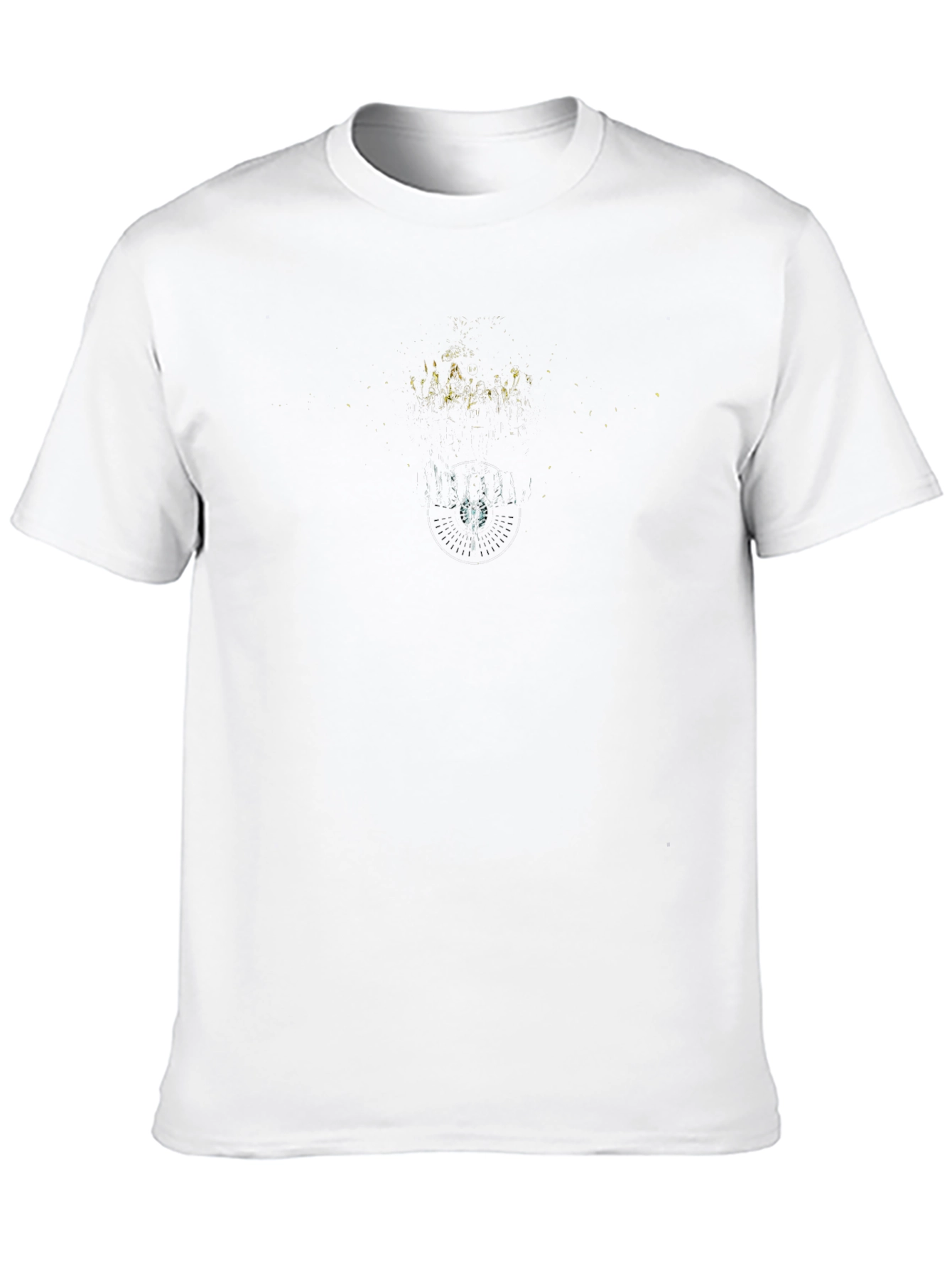 Abstract Graphic Black T-Shirt