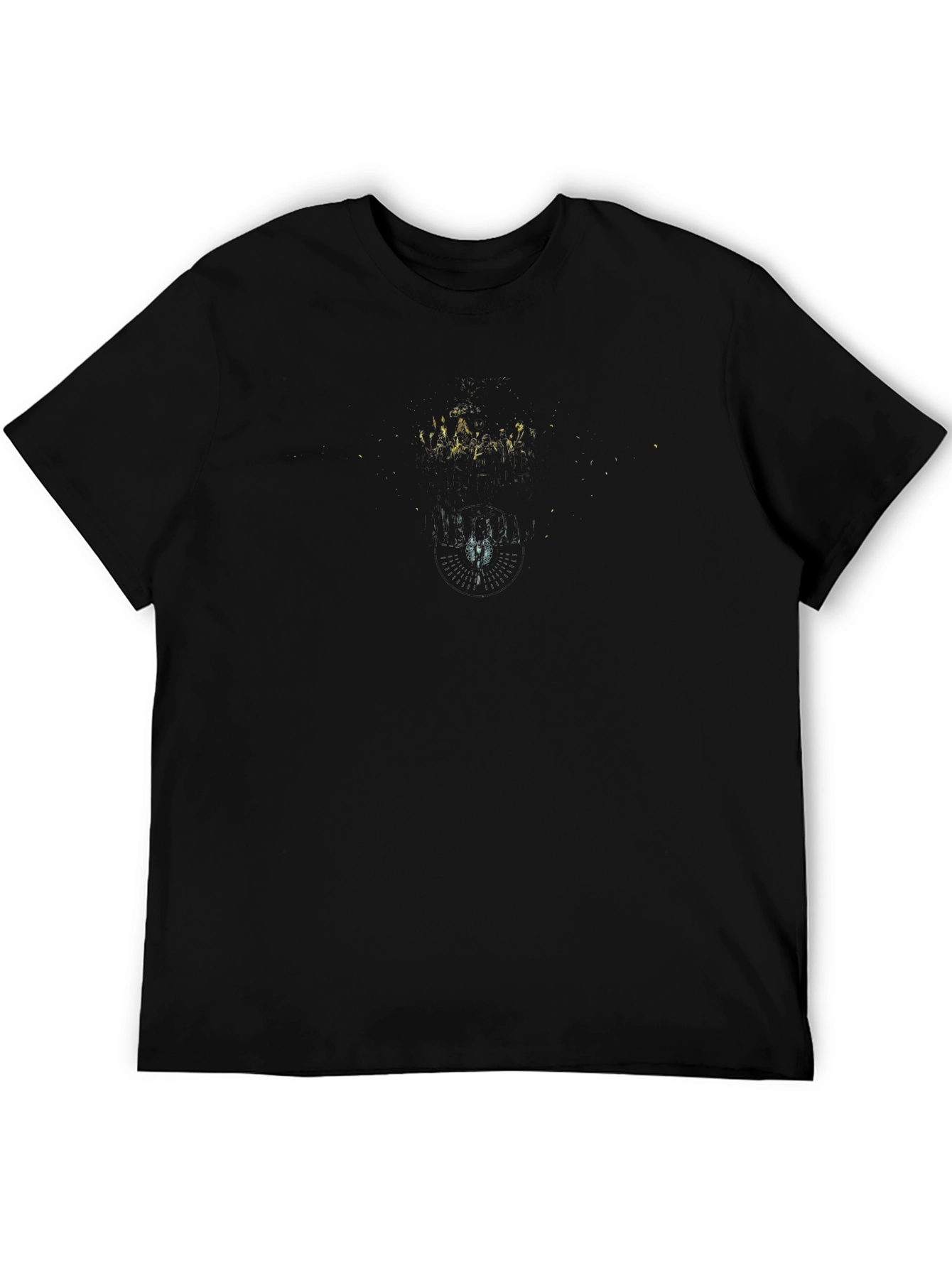 Abstract Graphic Black T-Shirt