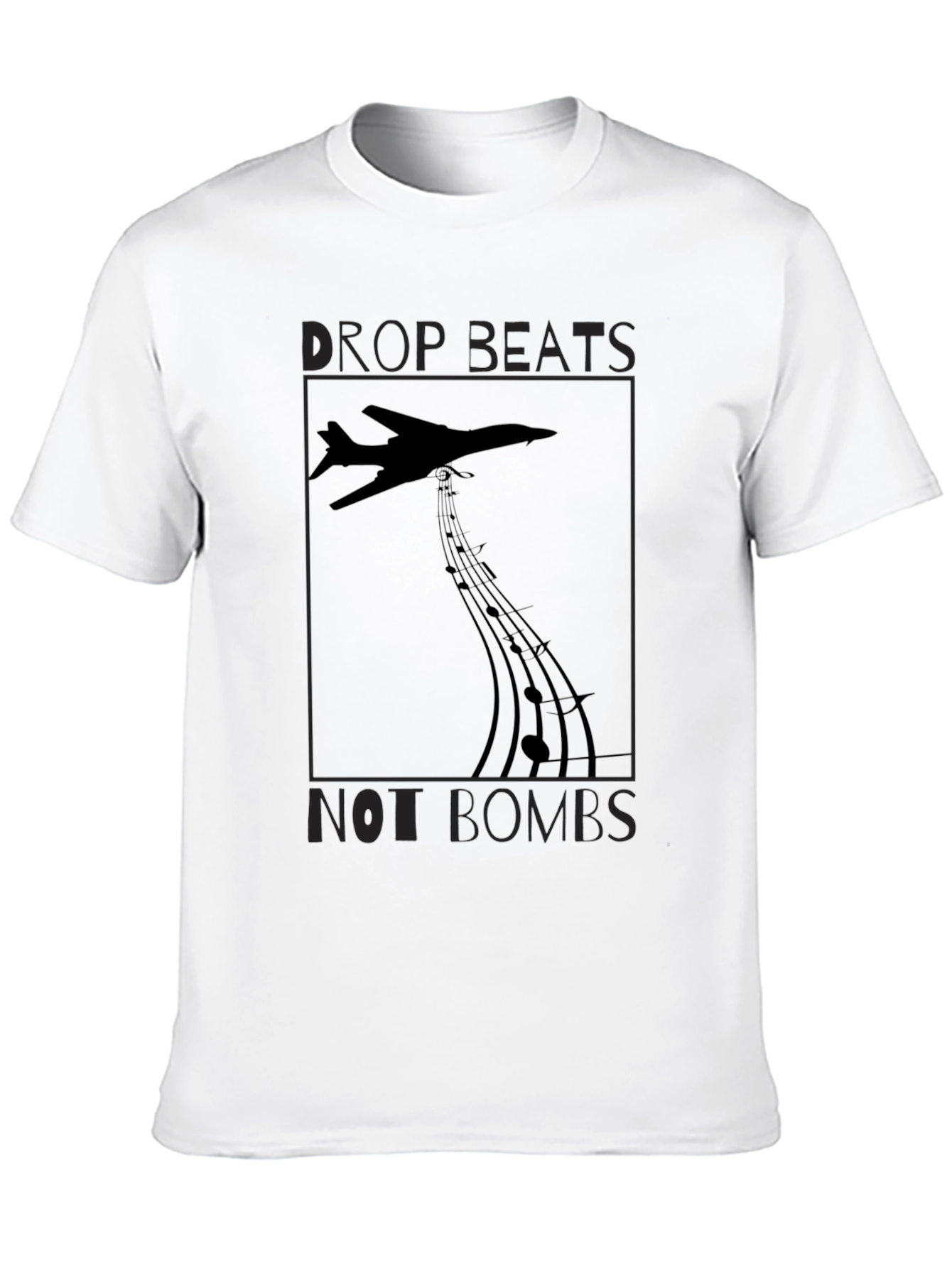Drop Beats Not Bombs Graphic Tee