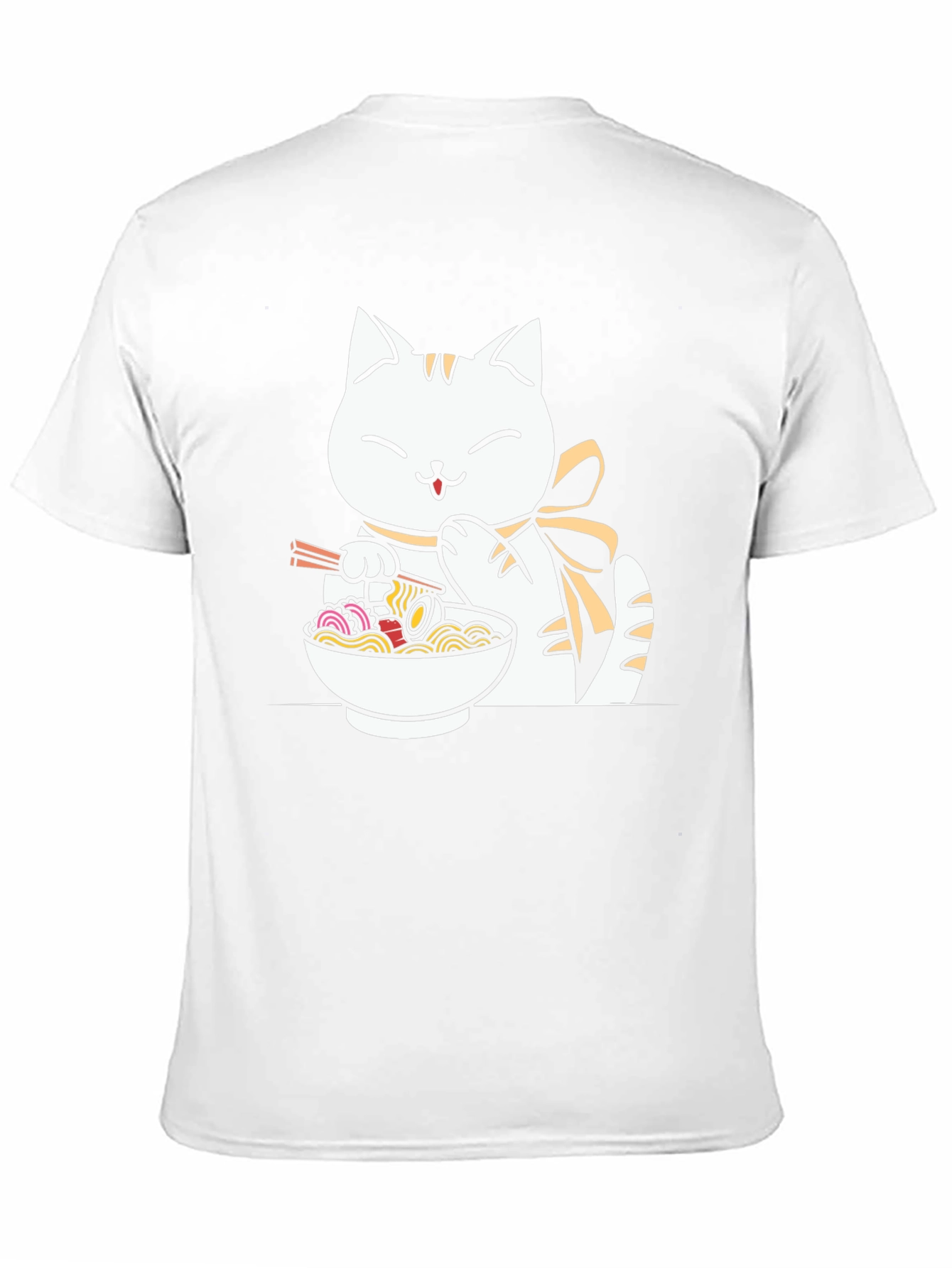 Cat Ramen T-Shirt - Cute Noodle Lover Tee