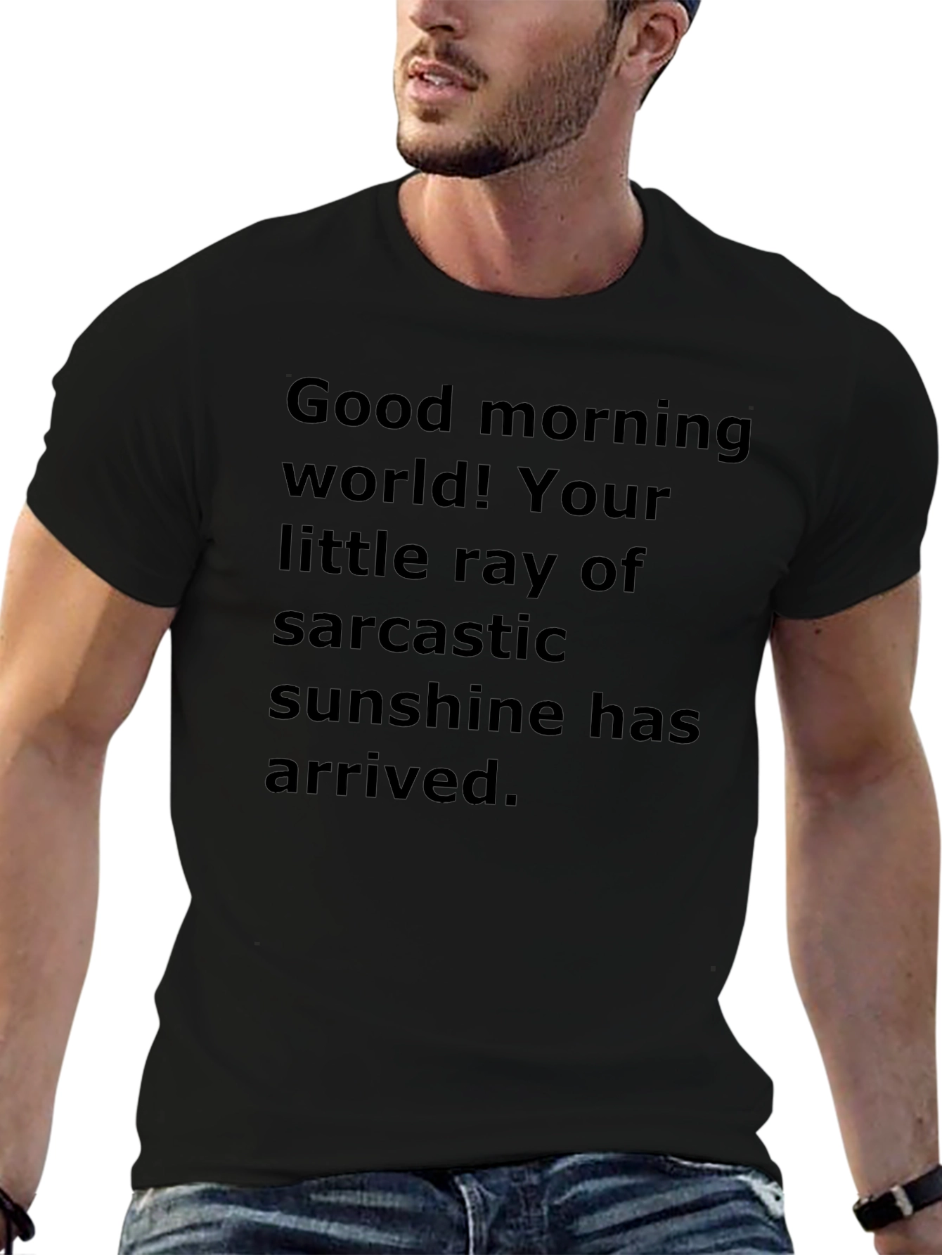 Sarcastic Sunshine T-Shirt - Black