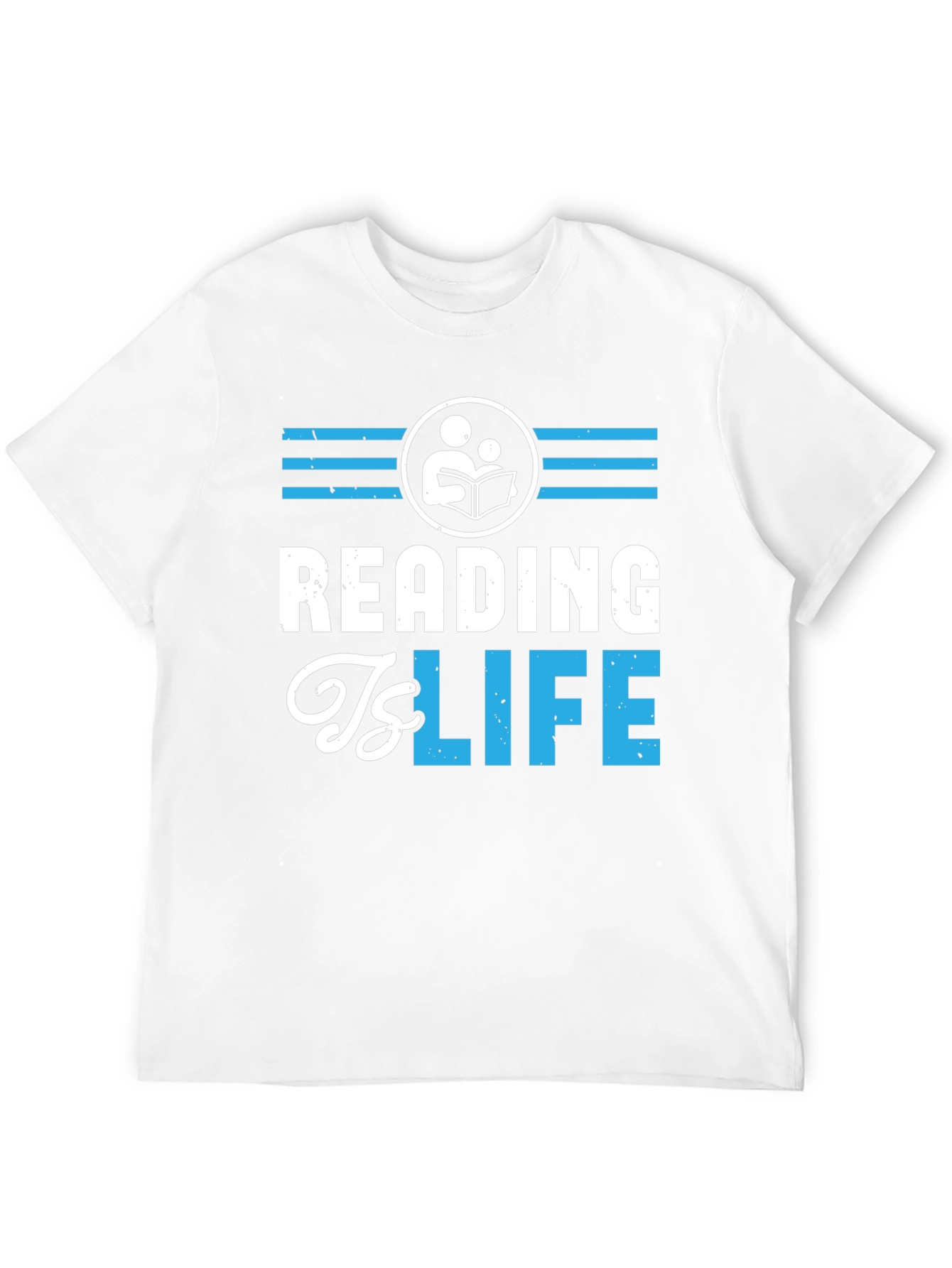 Reading Is Life Graphic Tee - Black