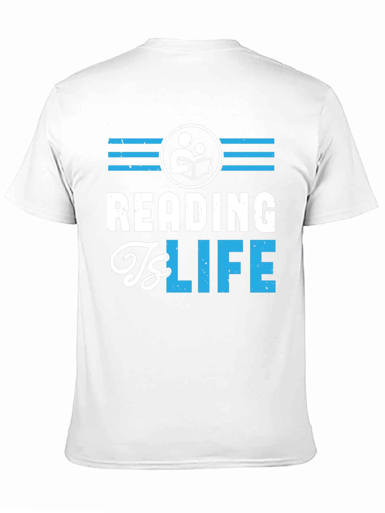 Reading Is Life Graphic Tee - Black