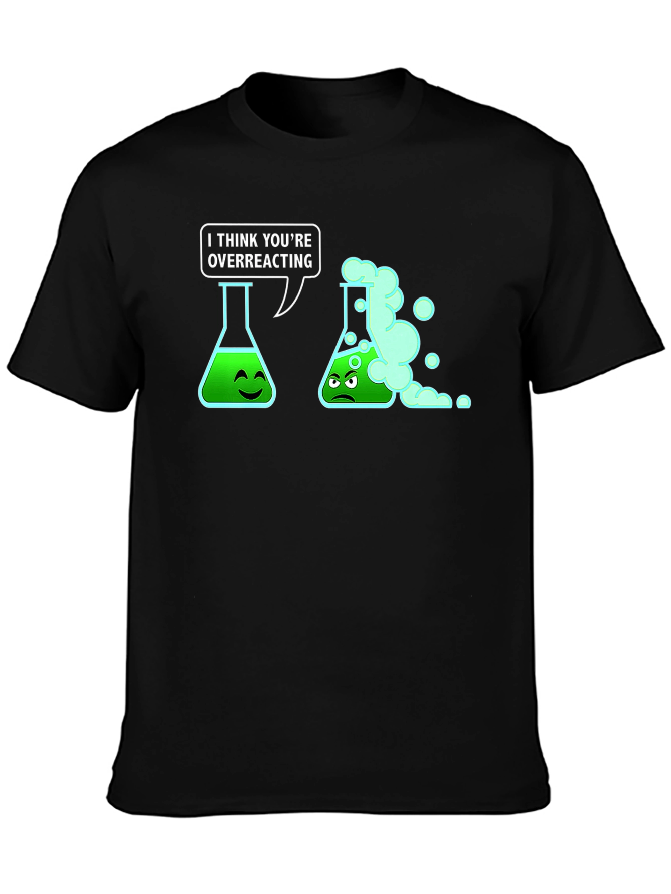 Overreacting Science T-Shirt - Funny Chemistry Pun Tee