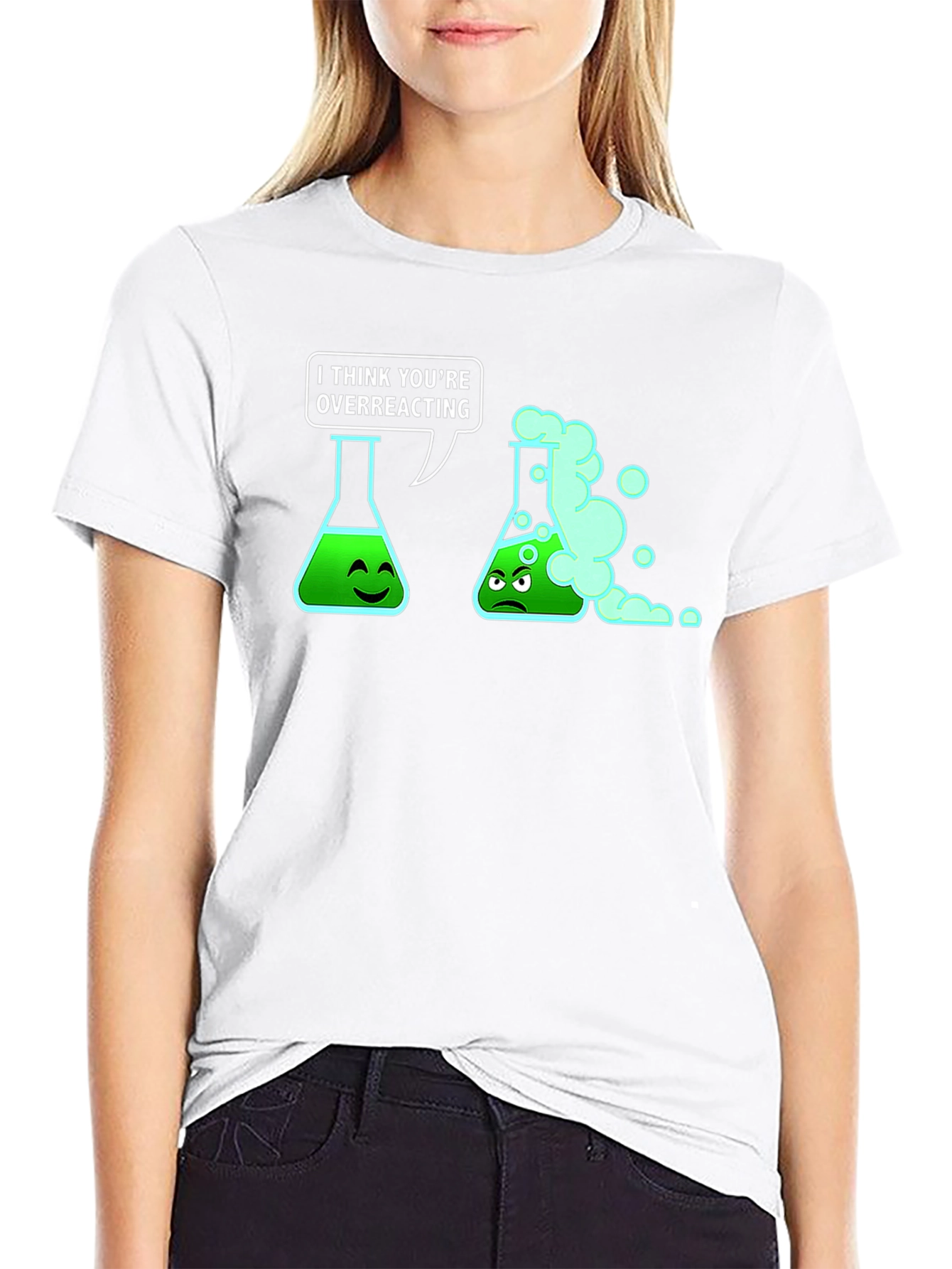 Overreacting Science T-Shirt - Funny Chemistry Pun Tee