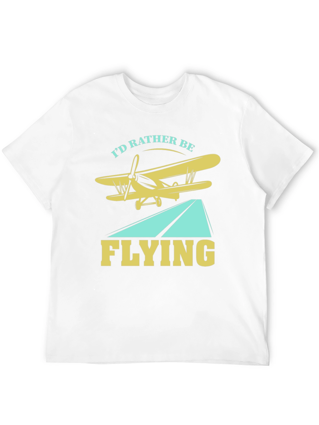 Id Rather Be Flying T-Shirt - Airplane Graphic Tee