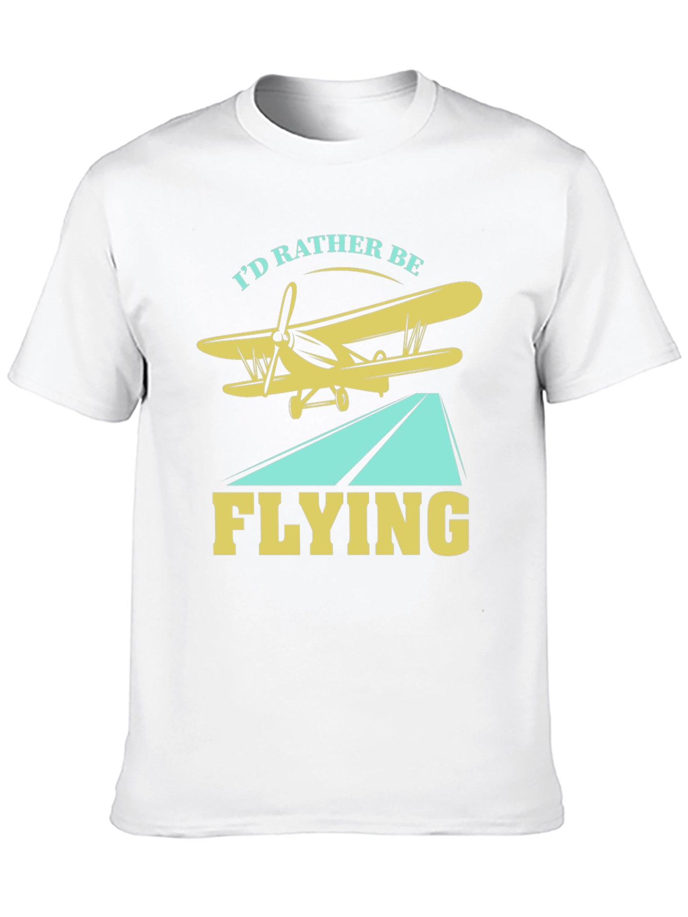 Id Rather Be Flying T-Shirt - Airplane Graphic Tee