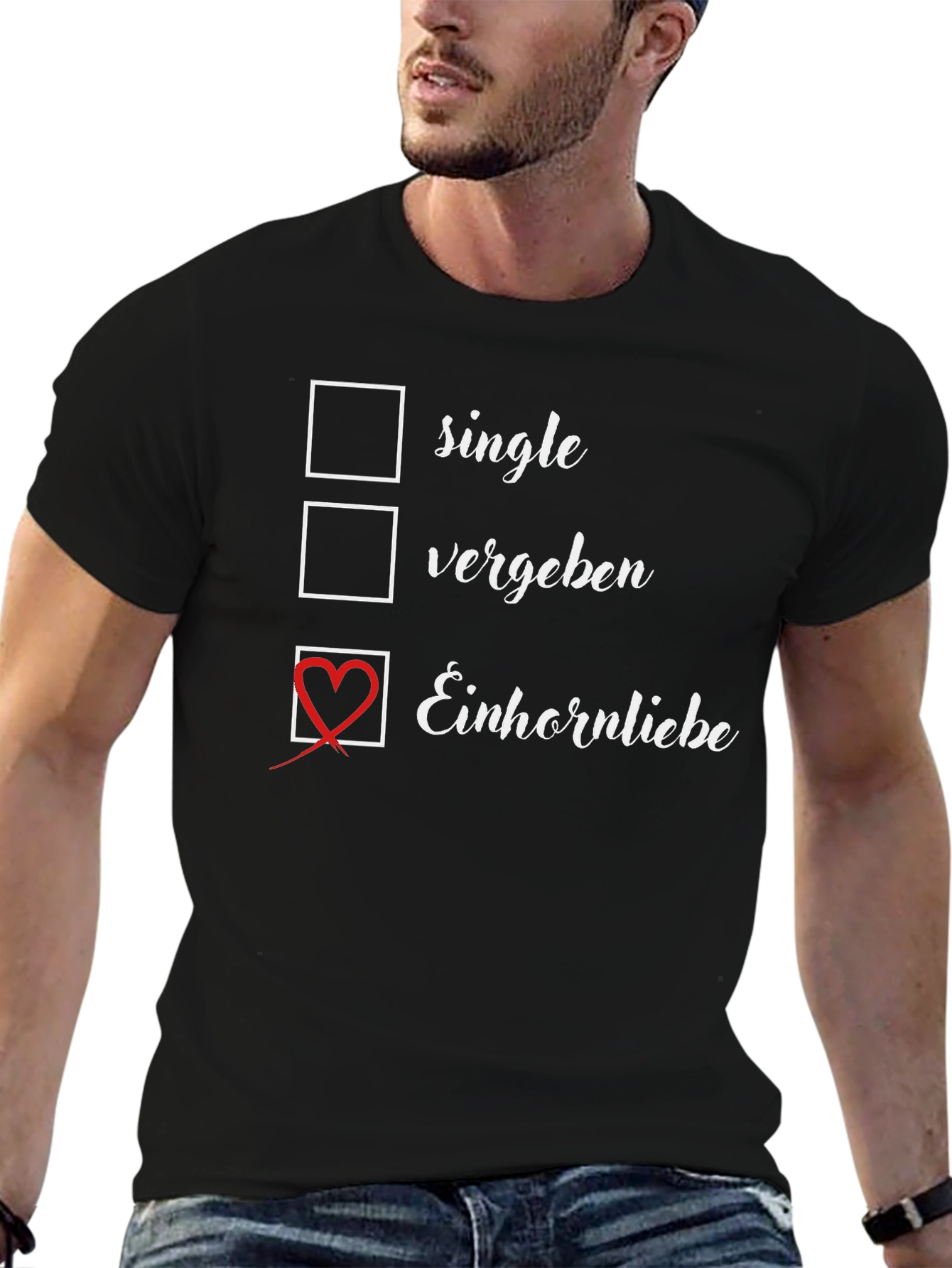 Unicorn Love Graphic T-Shirt