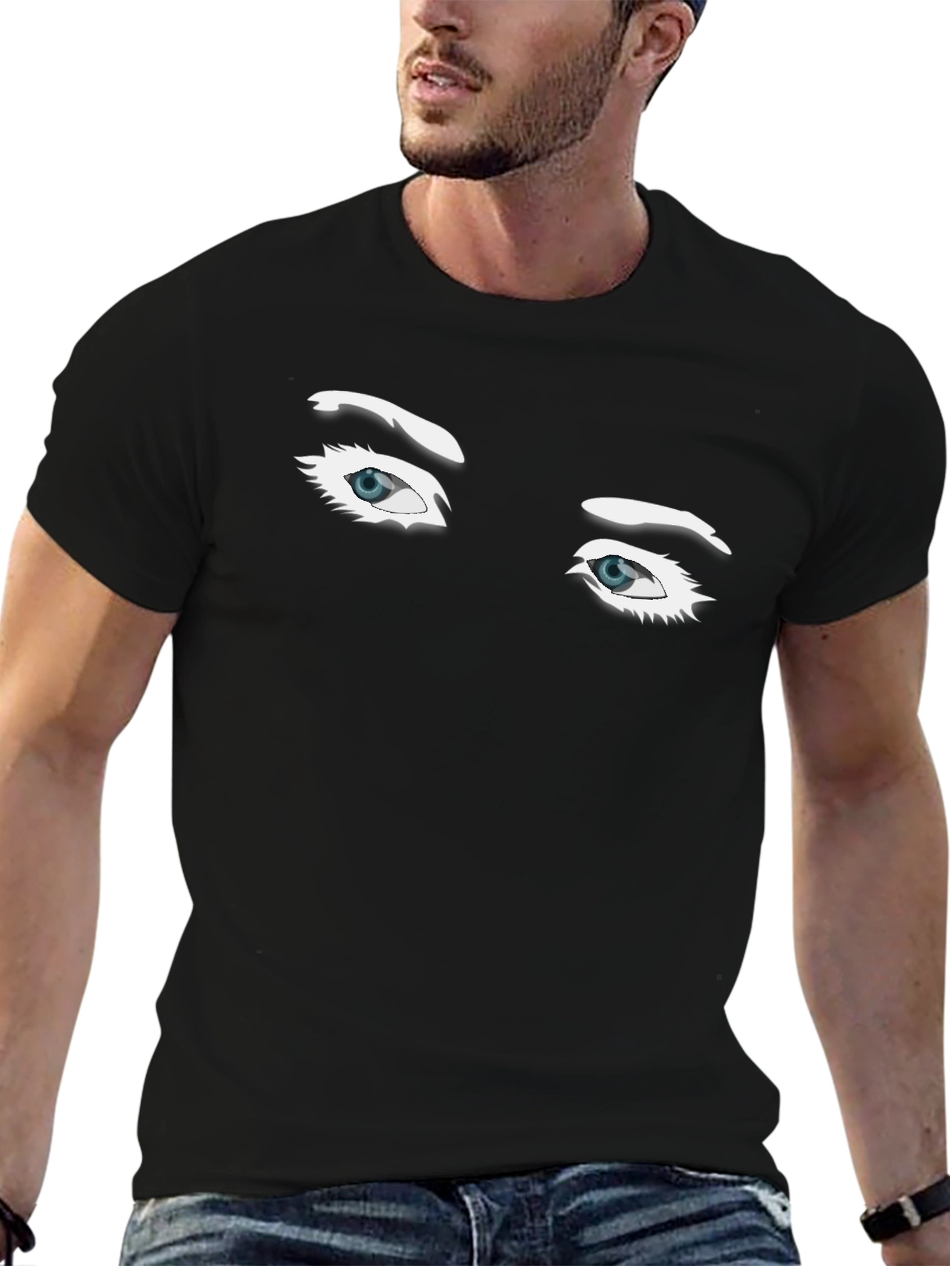 Eye Graphic Black T-Shirt