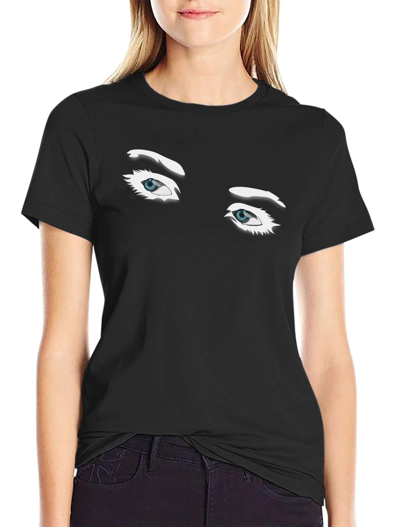 Eye Graphic Black T-Shirt