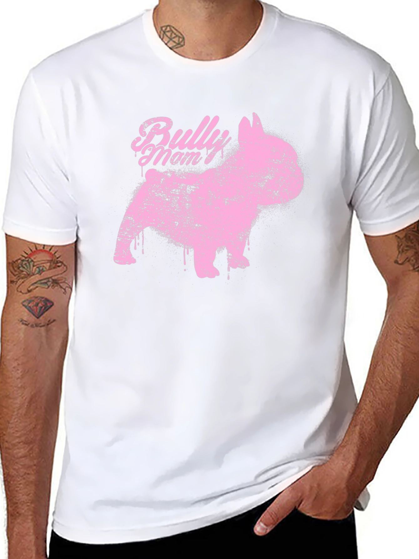 Bully Mom Tee - French Bulldog Graphic T-Shirt