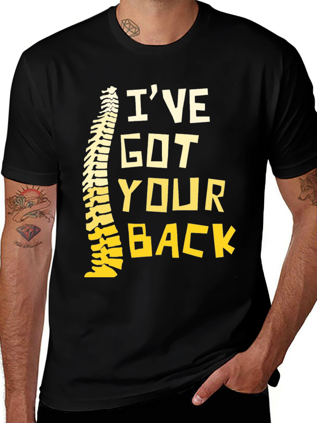Funny Chiropractic T-Shirt Ive Got Your Back