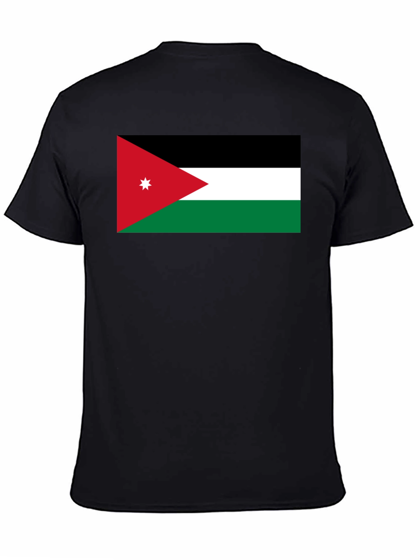 Jordan Flag Graphic T-Shirt - Black Casual Tee