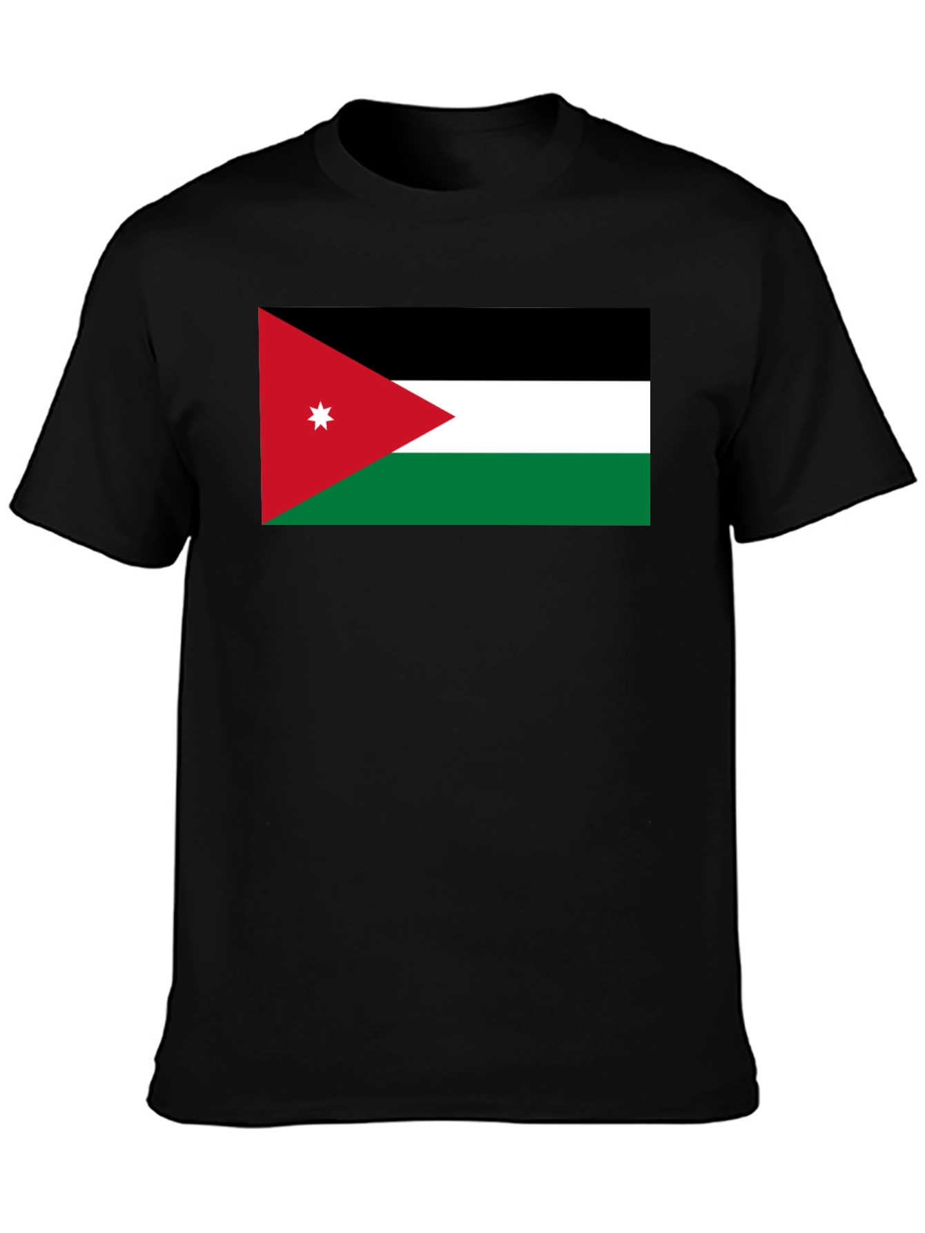 Jordan Flag Graphic T-Shirt - Black Casual Tee