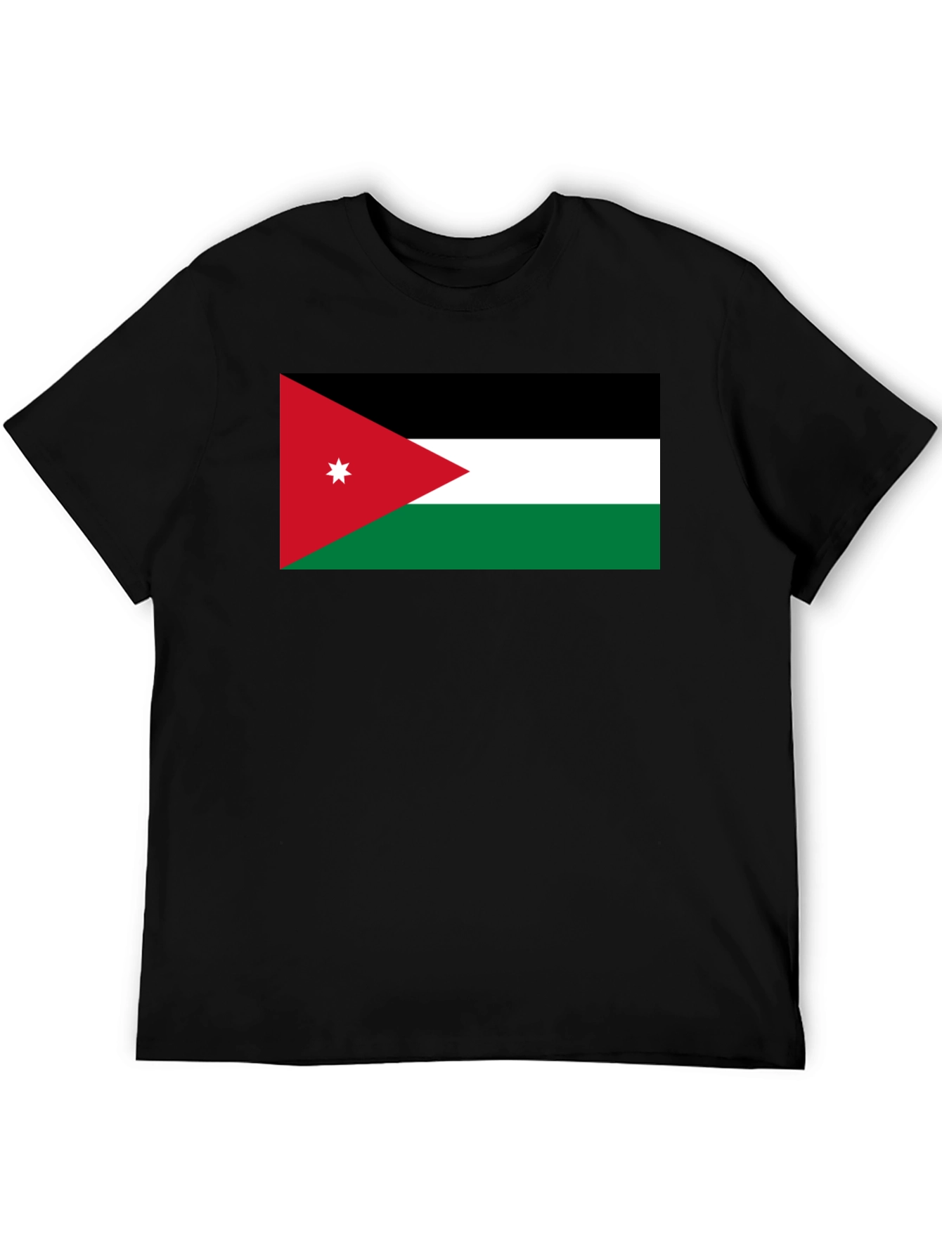 Jordan Flag Graphic T-Shirt - Black Casual Tee