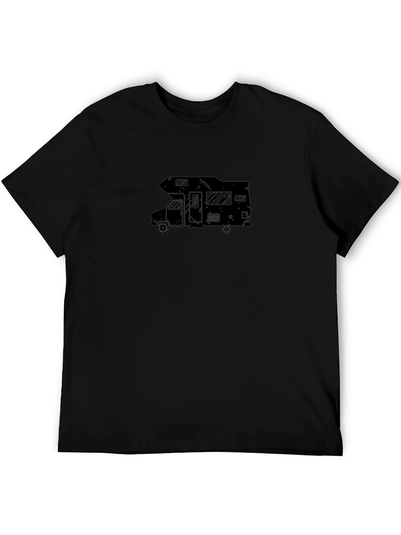 Camper Graphic T-Shirt - Black - Adventure Ready