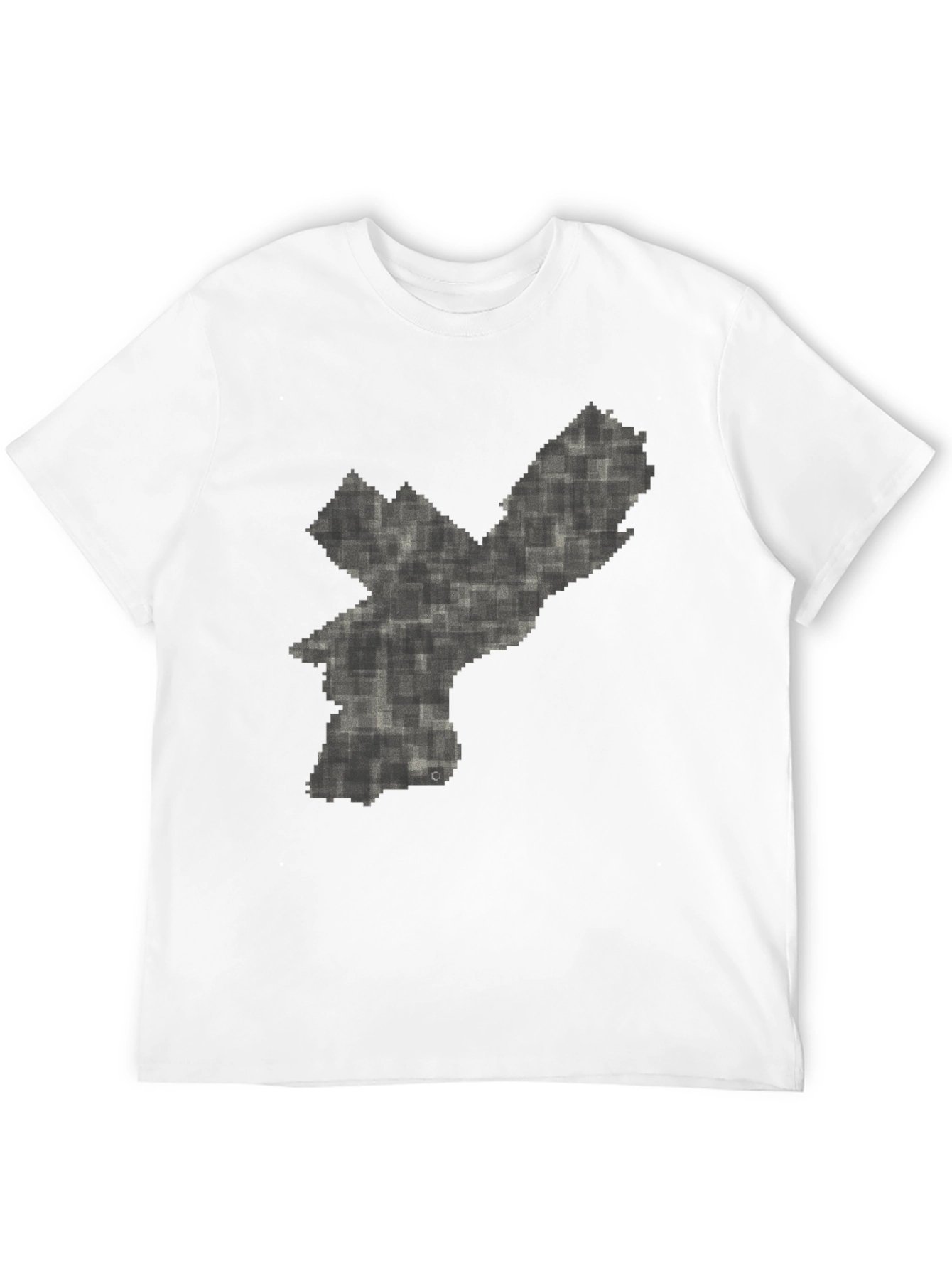 Philadelphia Pixelated Map Graphic T-Shirt