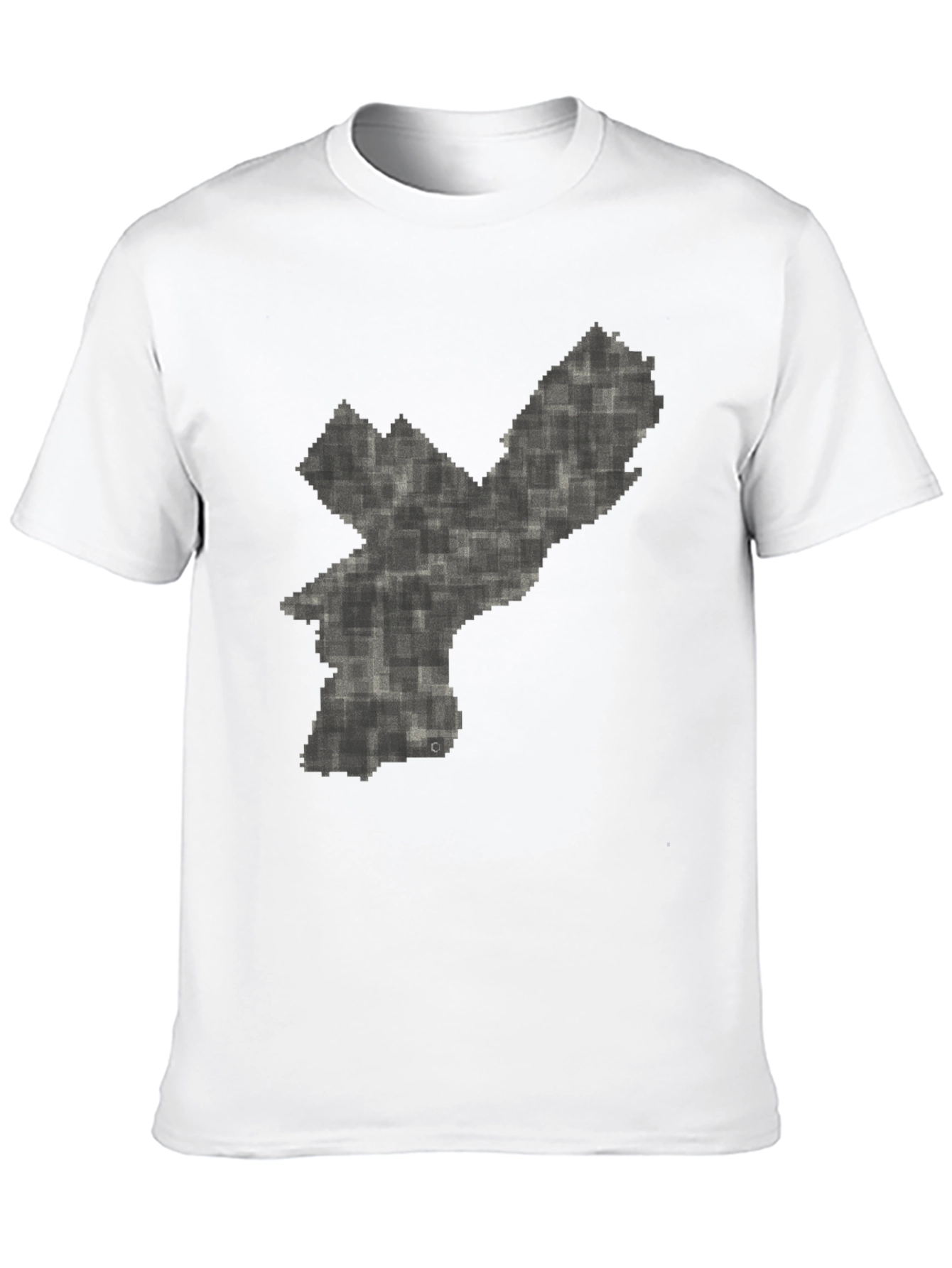 Philadelphia Pixelated Map Graphic T-Shirt