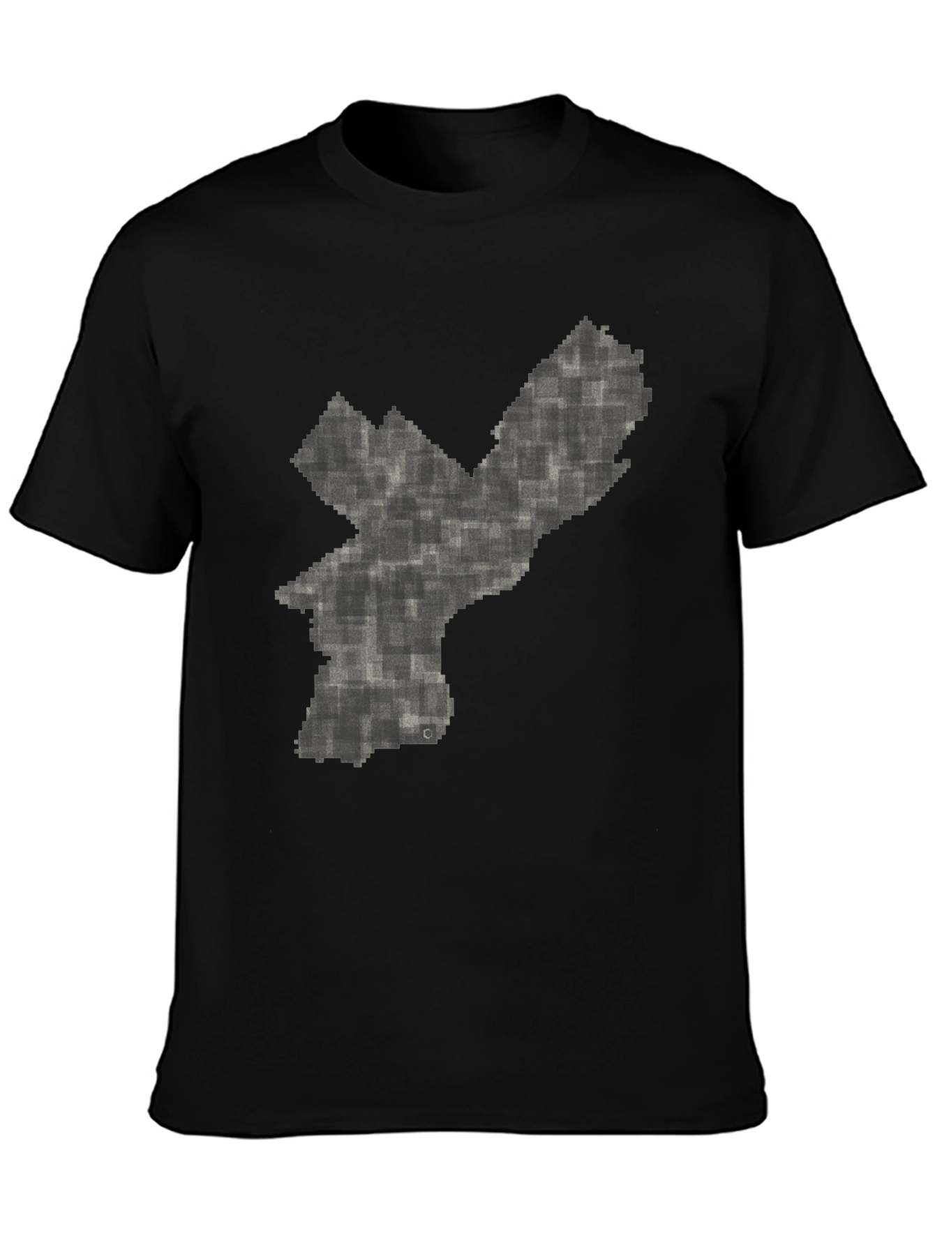 Philadelphia Pixelated Map Graphic T-Shirt