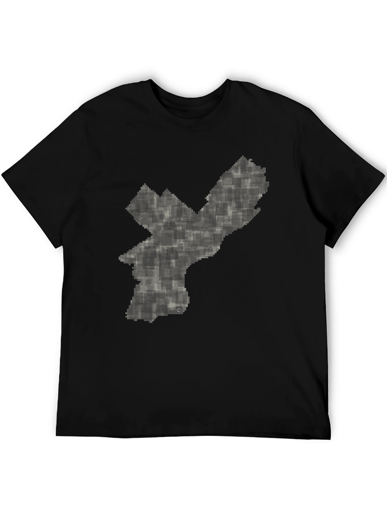 Philadelphia Pixelated Map Graphic T-Shirt