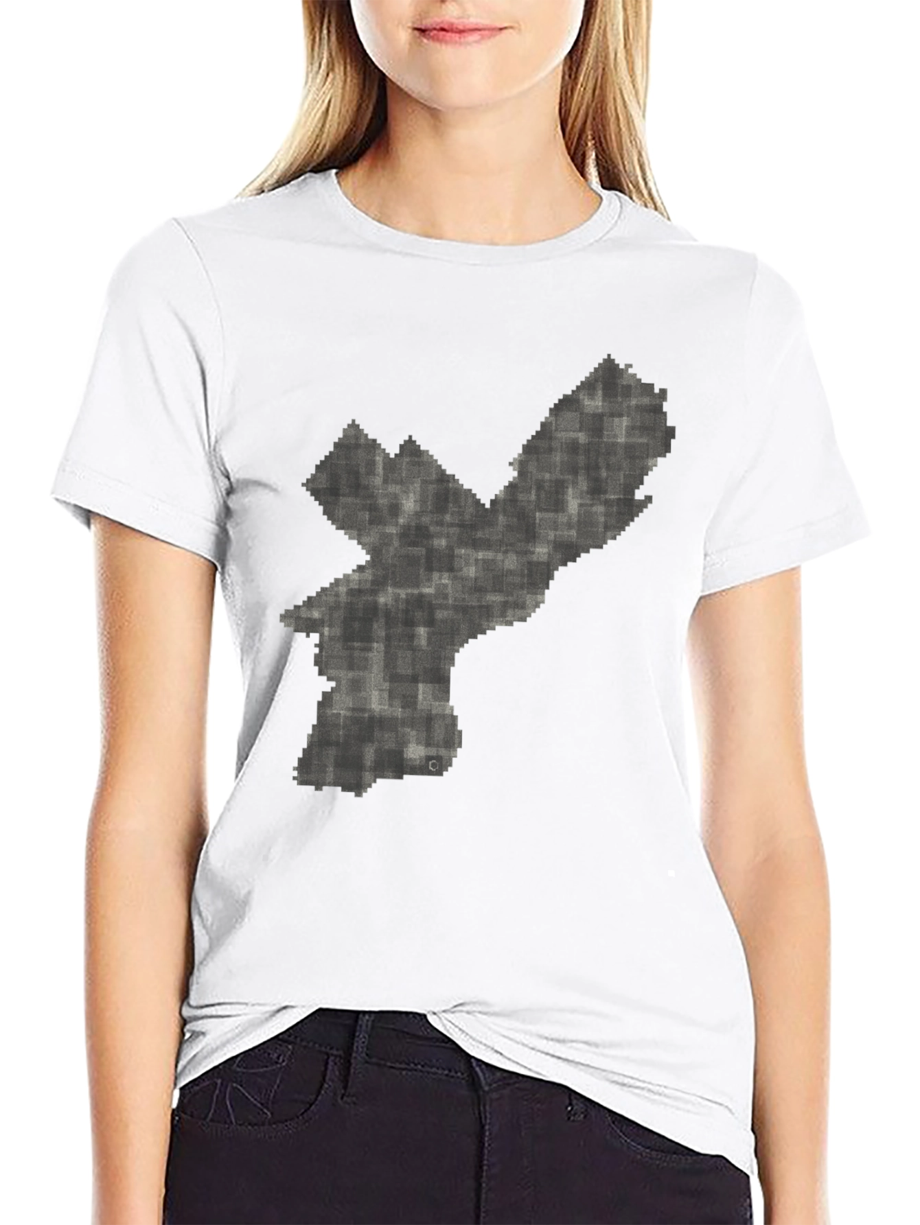 Philadelphia Pixelated Map Graphic T-Shirt