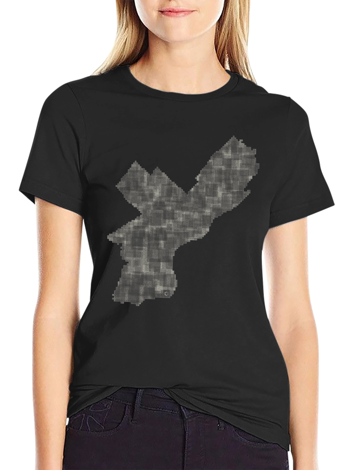 Philadelphia Pixelated Map Graphic T-Shirt