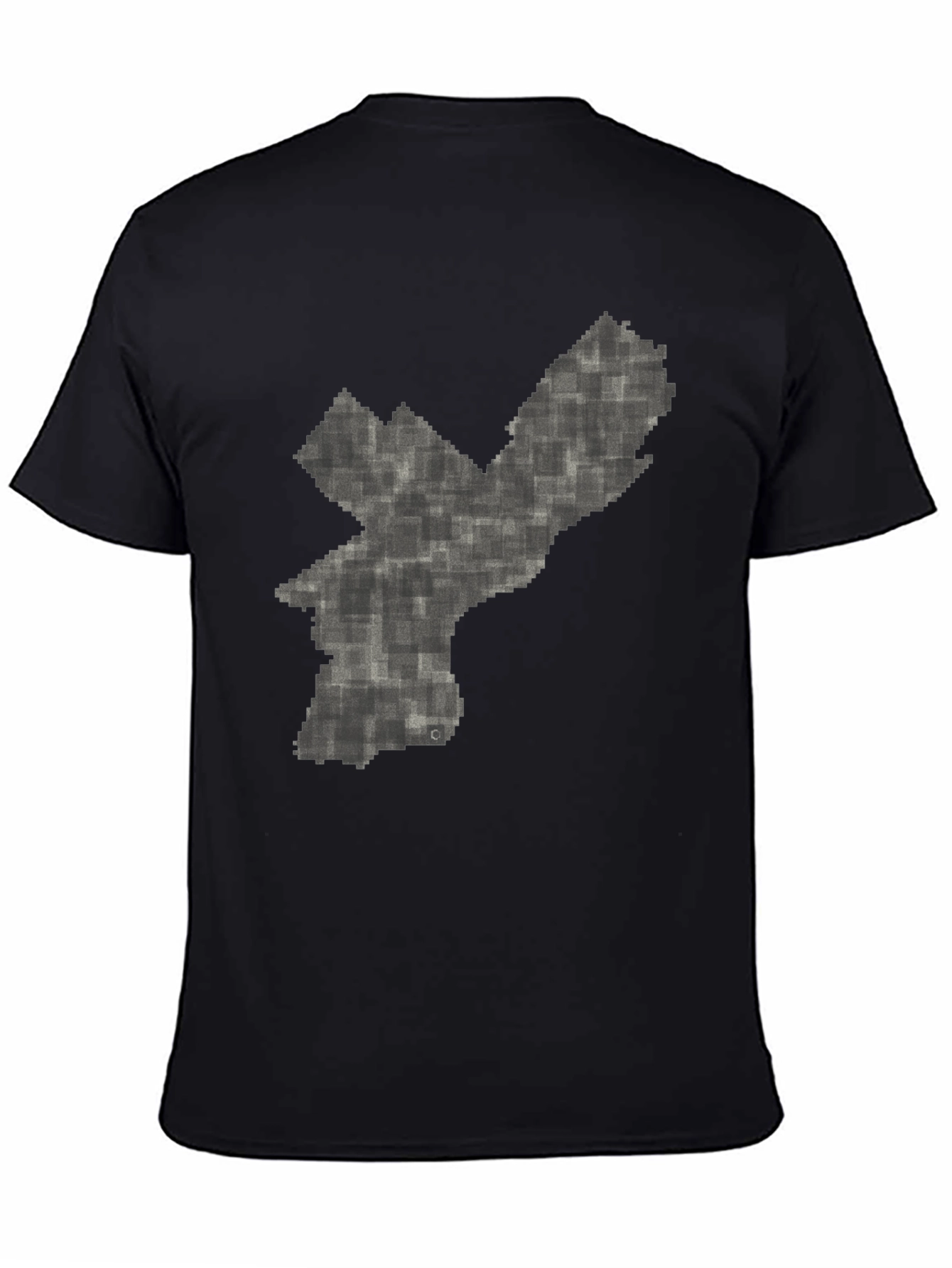 Philadelphia Pixelated Map Graphic T-Shirt