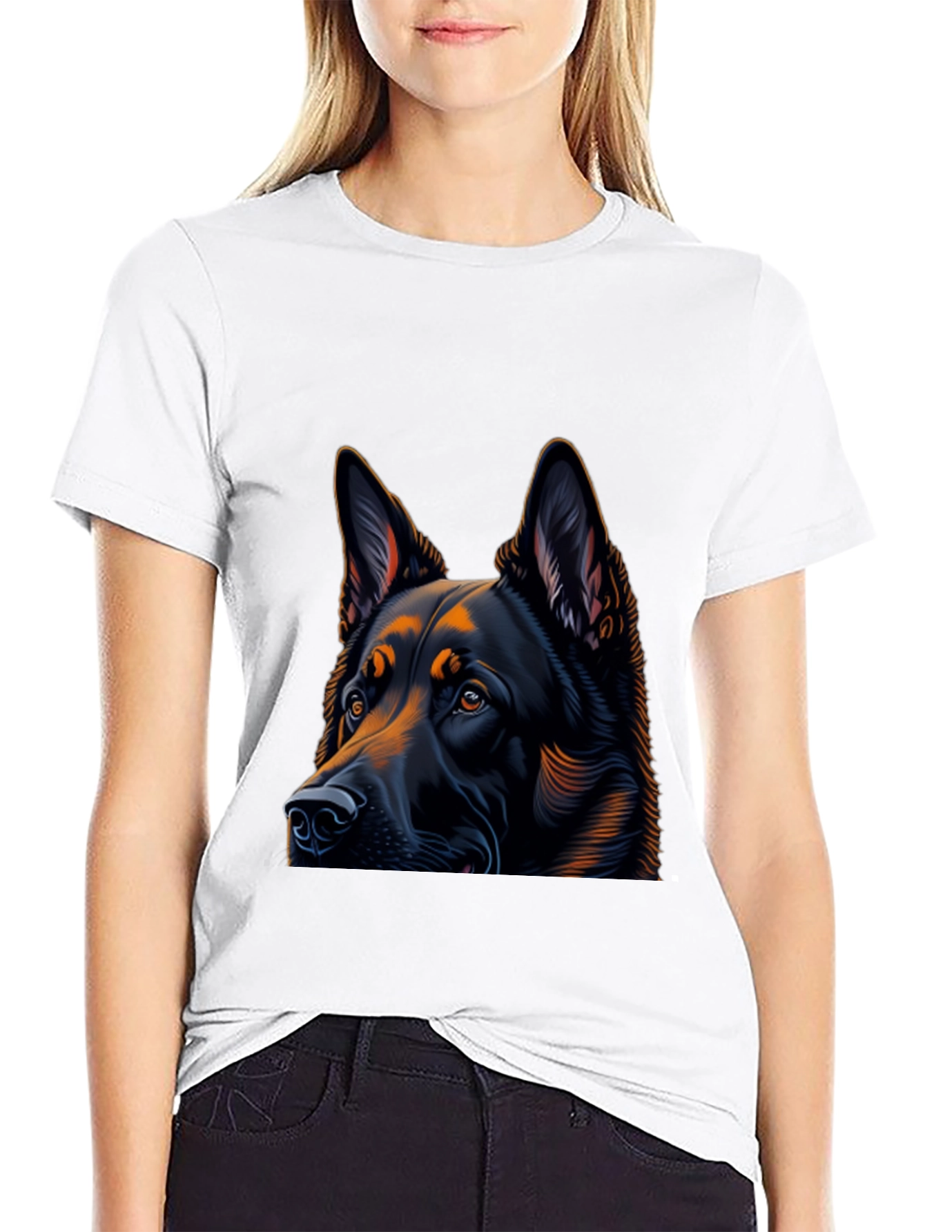 German Shepherd Graphic T-Shirt