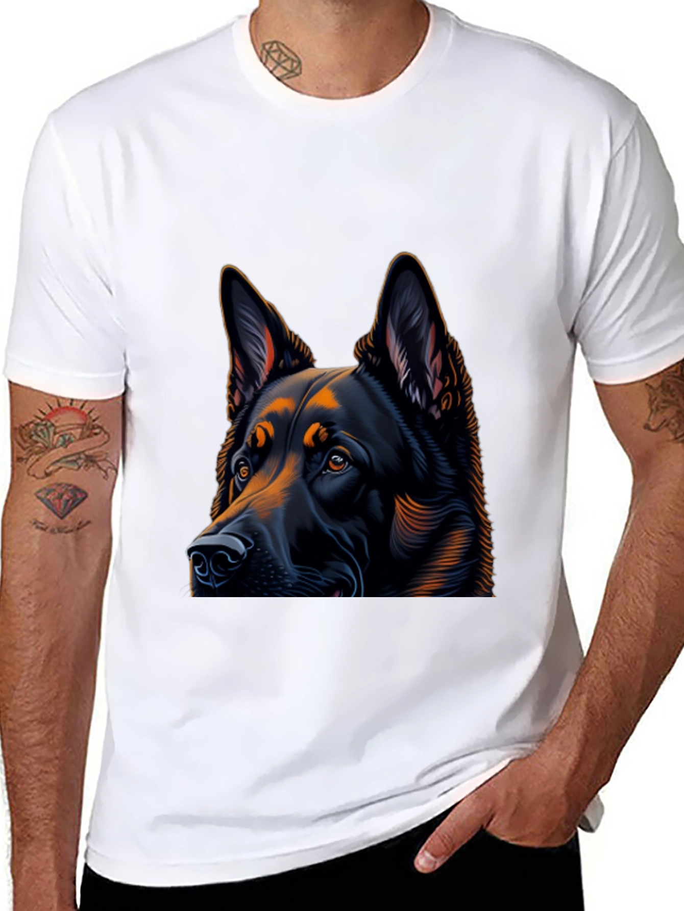 German Shepherd Graphic T-Shirt