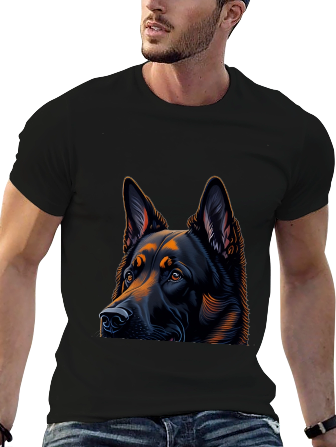 German Shepherd Graphic T-Shirt