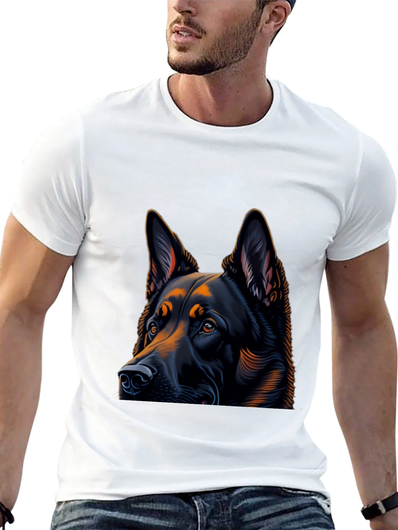 German Shepherd Graphic T-Shirt