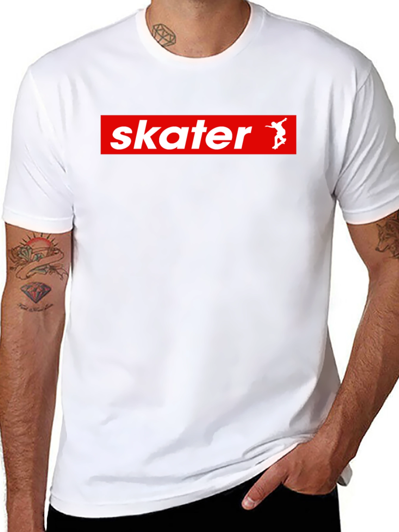 Skater Graphic Tee - Bold Streetwear Style
