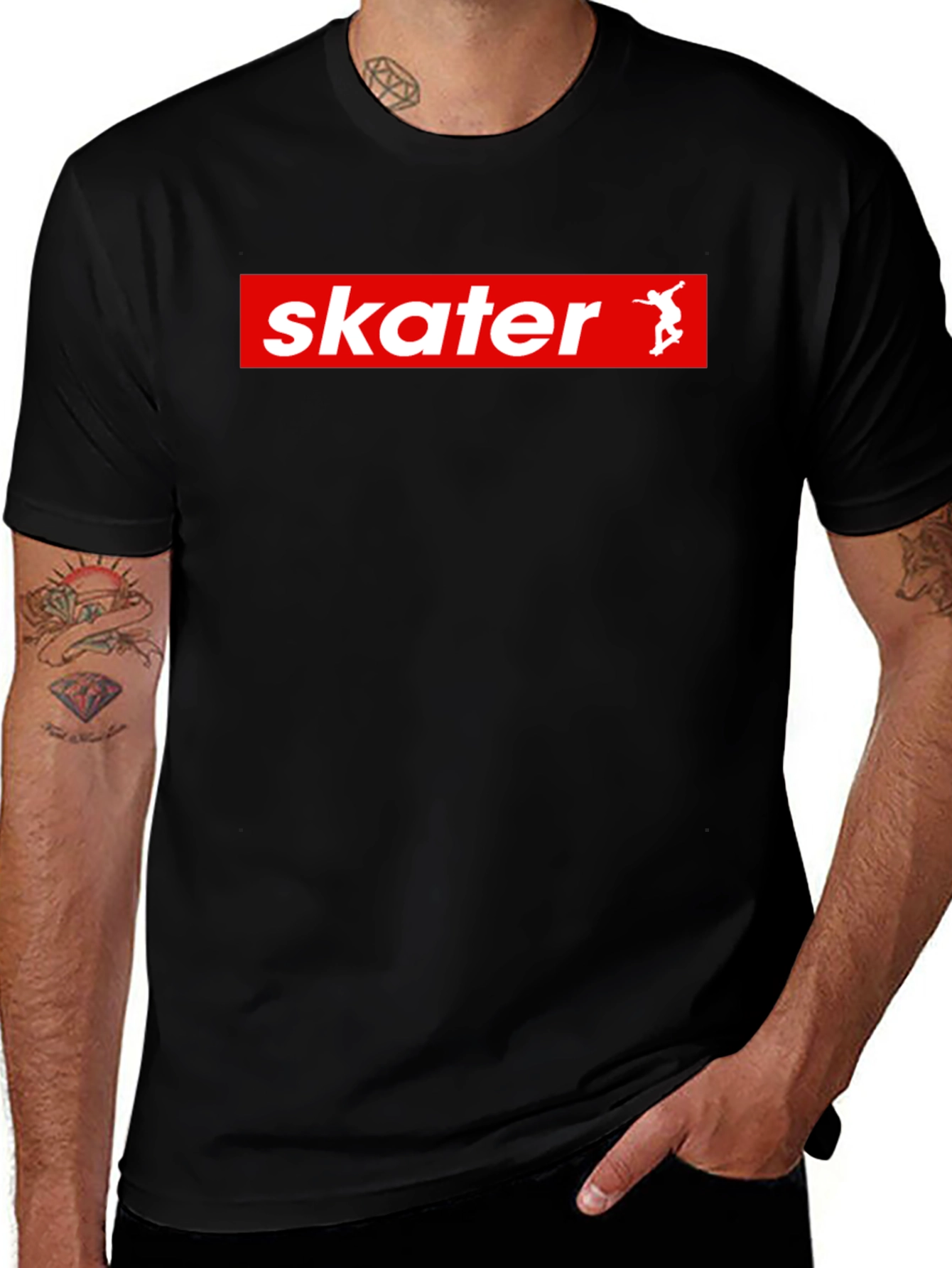 Skater Graphic Tee - Bold Streetwear Style
