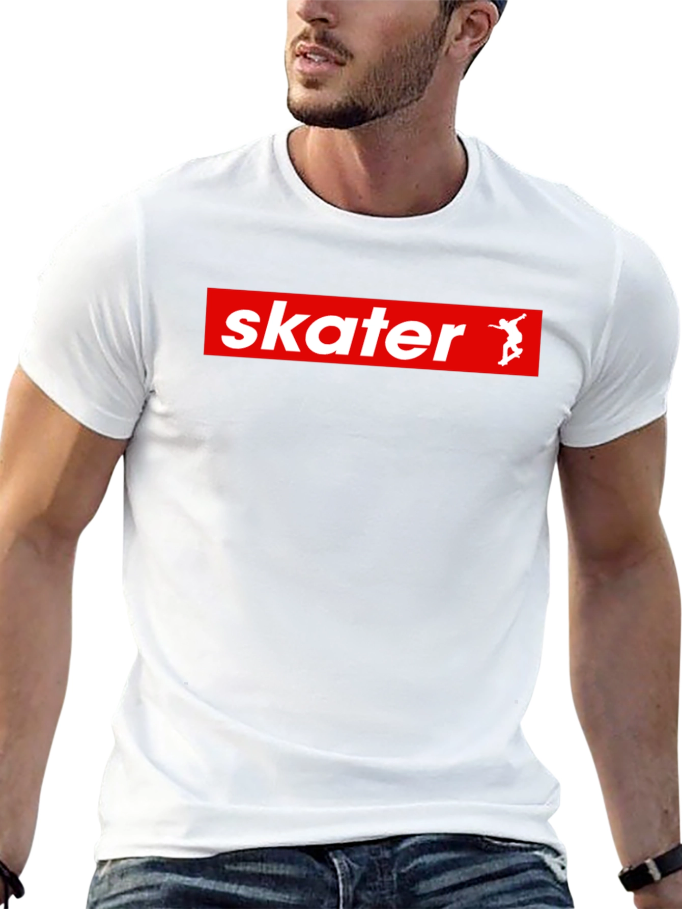 Skater Graphic Tee - Bold Streetwear Style