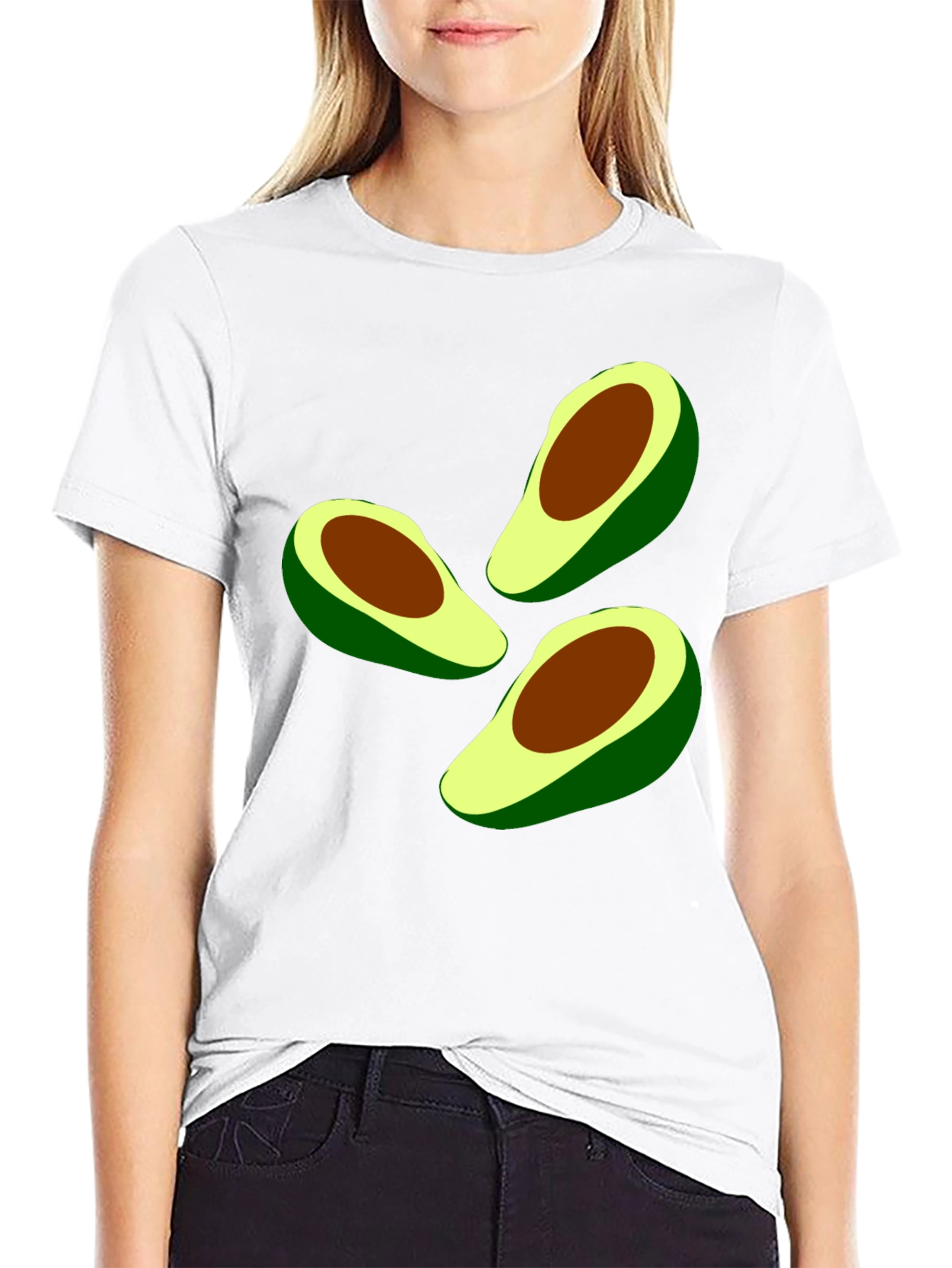 Avocado Graphic Tee - Casual Comfort