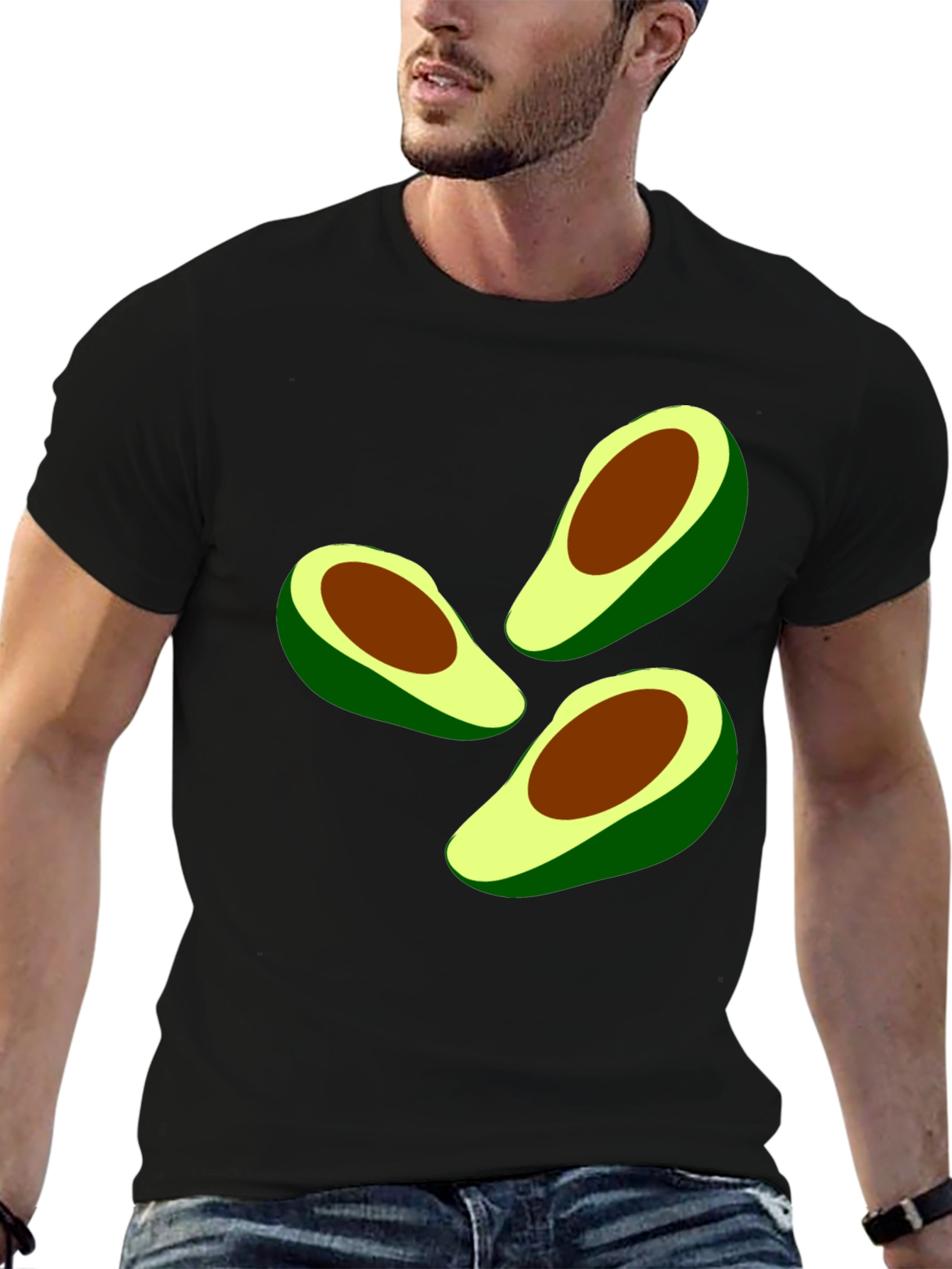 Avocado Graphic Tee - Casual Comfort