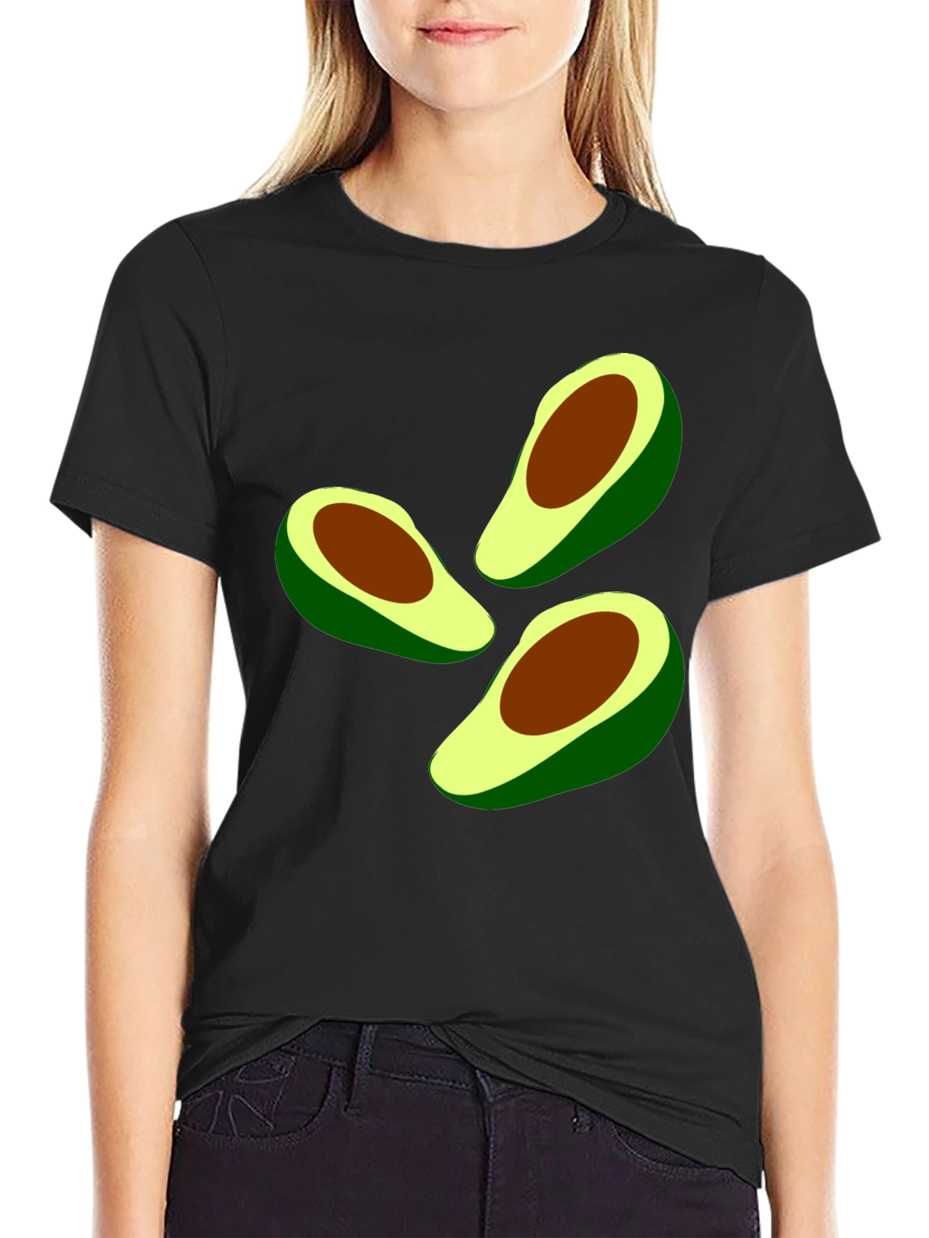 Avocado Graphic Tee - Casual Comfort